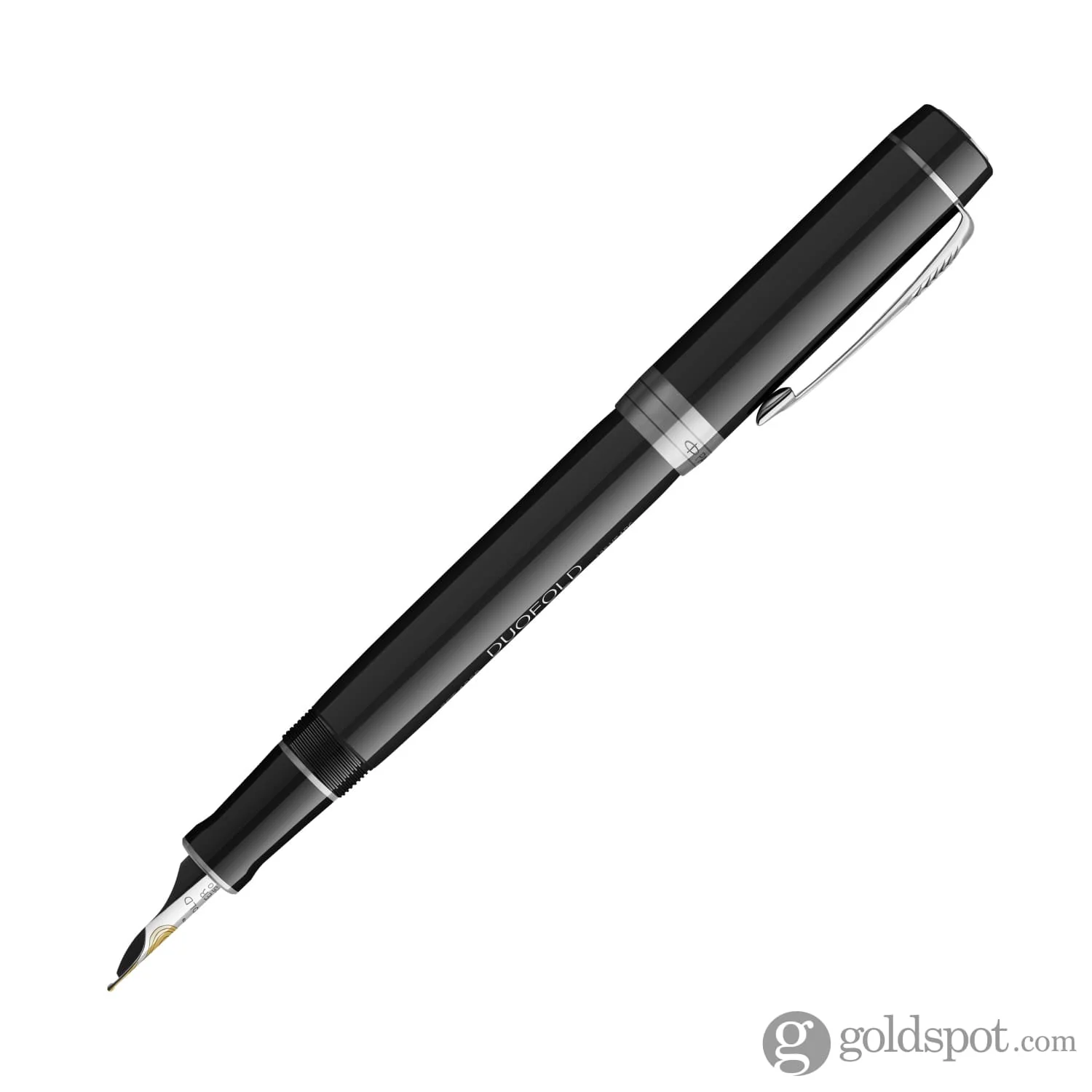 5951-parker-duofold-135th-anniversary-centennial-fountain-pen-in-black-with-chrome-trim-18k-gold-2.webp Parker Duofold 135th Anniversary Centennial Fountain Pen in Black with Chrome Trim - 18K Gold