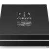 5951-parker-duofold-135th-anniversary-centennial-fountain-pen-in-black-with-chrome-trim-18k-gold-6.webp Parker Duofold 135th Anniversary Centennial Fountain Pen in Black with Chrome Trim - 18K Gold