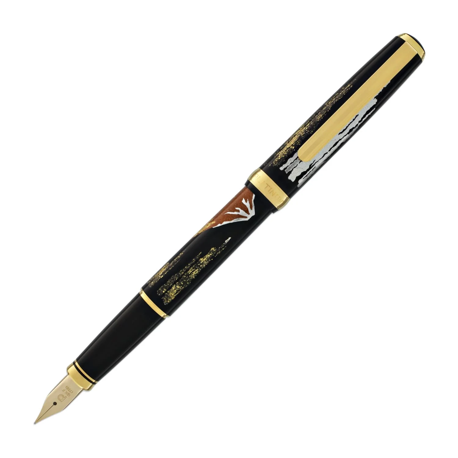 5966-platinum-classic-maki-e-fountain-pen-with-mt.-fuji-design-18k-gold-1.webp Platinum Classic Maki-e Fountain Pen with Mt. Fuji Design - 18K Gold