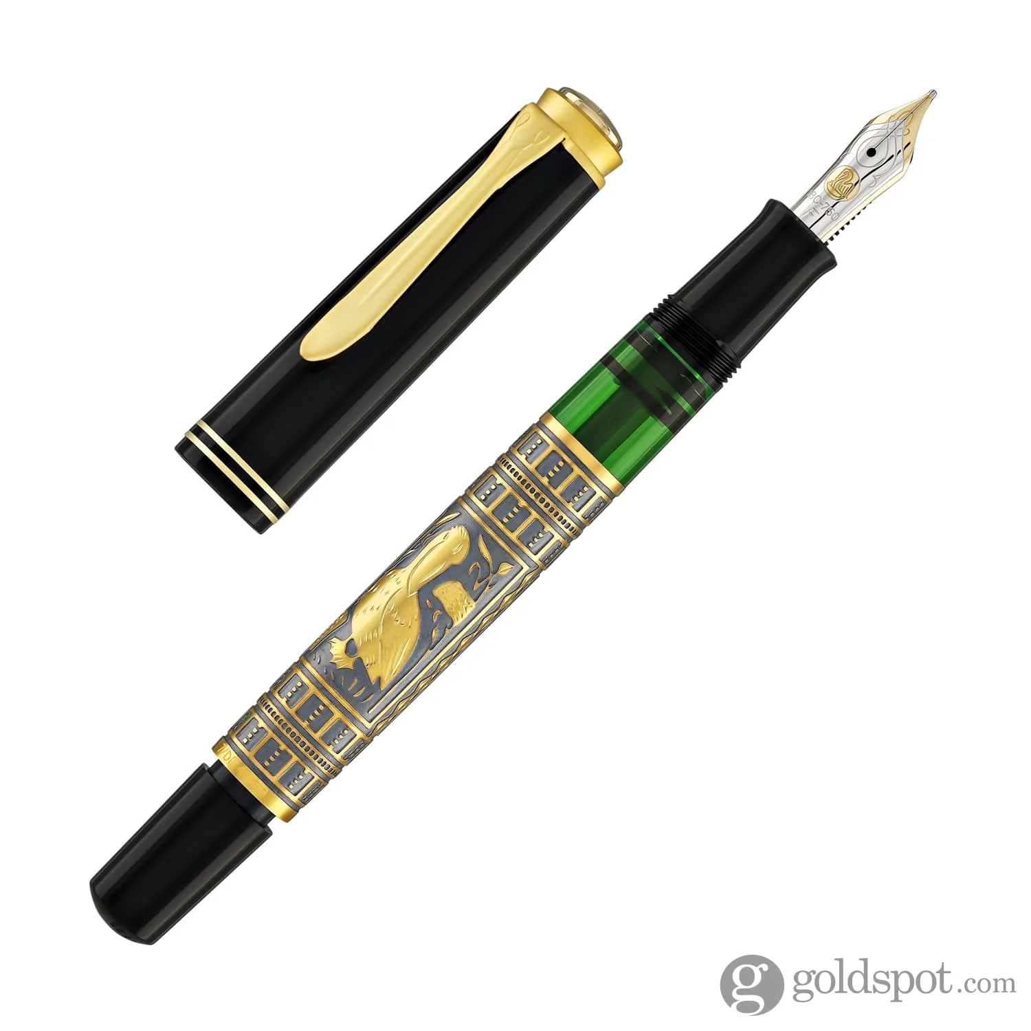 5969-pelikan-toledo-m700-fountain-pen-in-black-gold-special-edition-fine-point-7.webp Pelikan Toledo M700 Fountain Pen in Black & Gold Special Edition - Fine Point