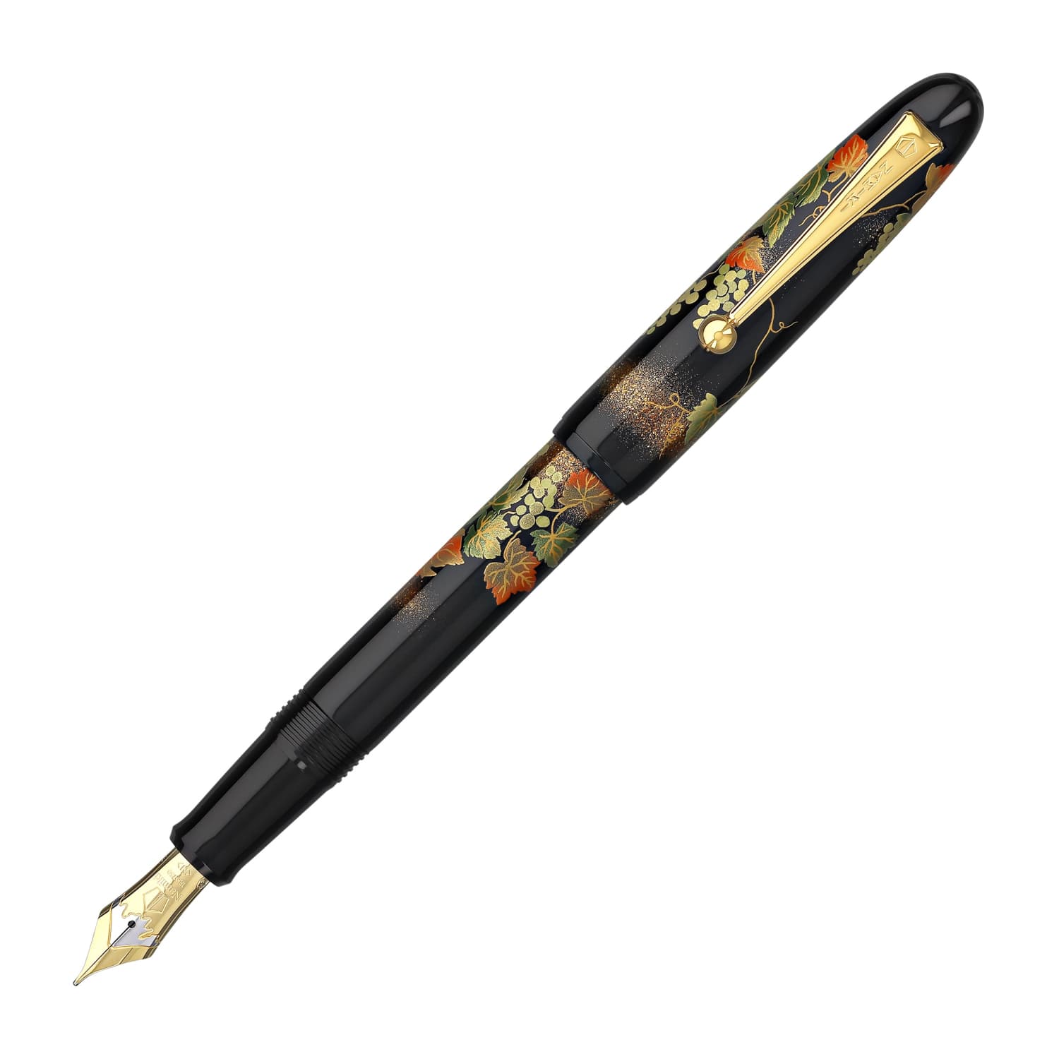 5970-namiki-yukari-fountain-pen-in-grapevine-18k-gold-medium-point-1.jpg Namiki Yukari Fountain Pen in Grapevine - 18K Gold Medium Point