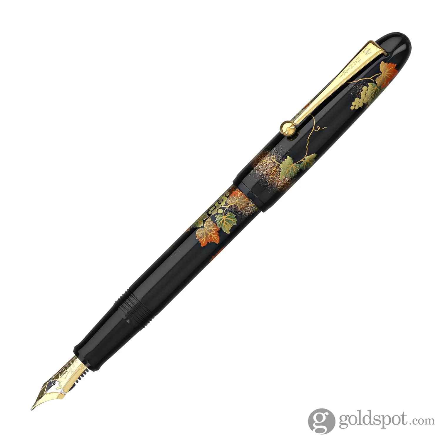 5970-namiki-yukari-fountain-pen-in-grapevine-18k-gold-medium-point-2.webp Namiki Yukari Fountain Pen in Grapevine - 18K Gold Medium Point