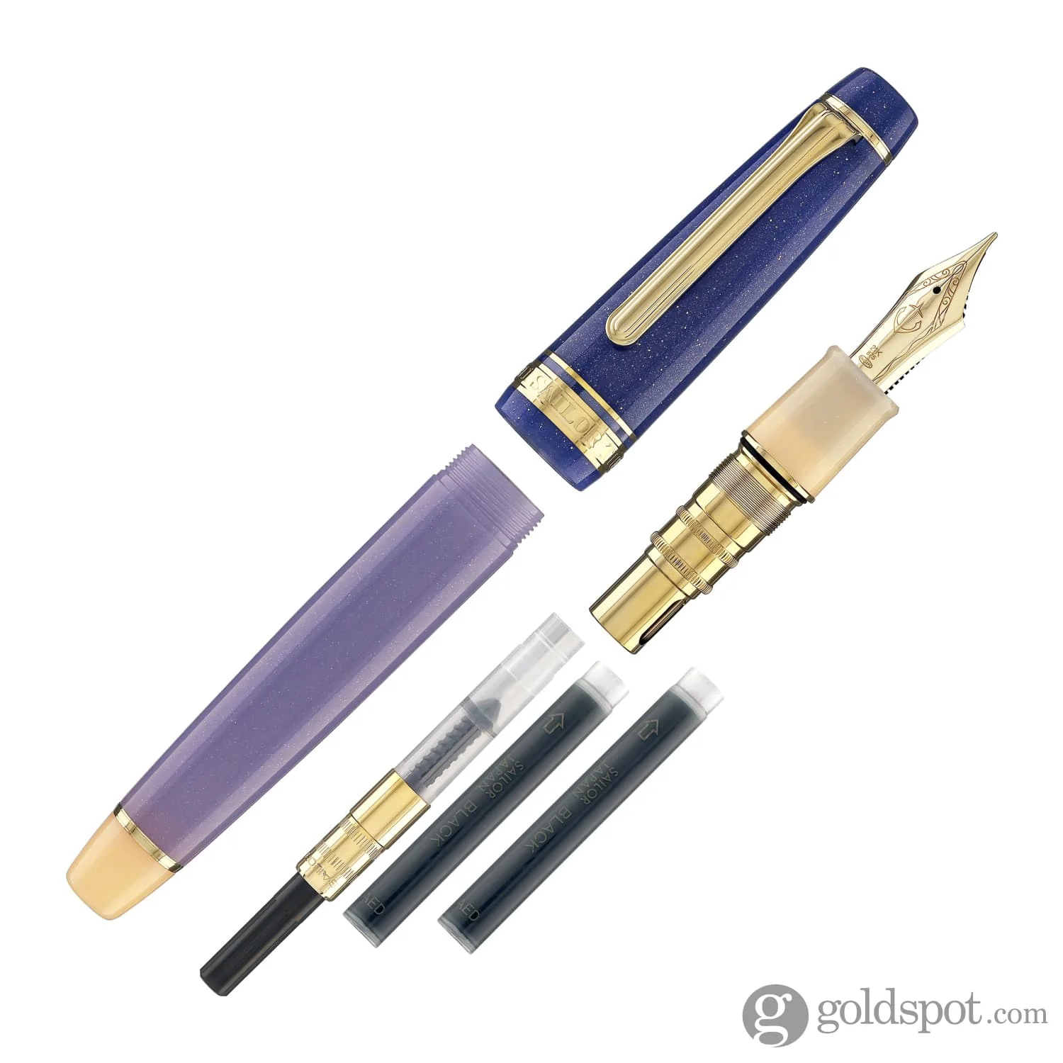 5980-sailor-pro-gear-king-of-pens-fountain-pen-in-dreamy-hour-21k-gold-8.webp Sailor Pro Gear King of Pens Fountain Pen in Dreamy Hour - 21K Gold