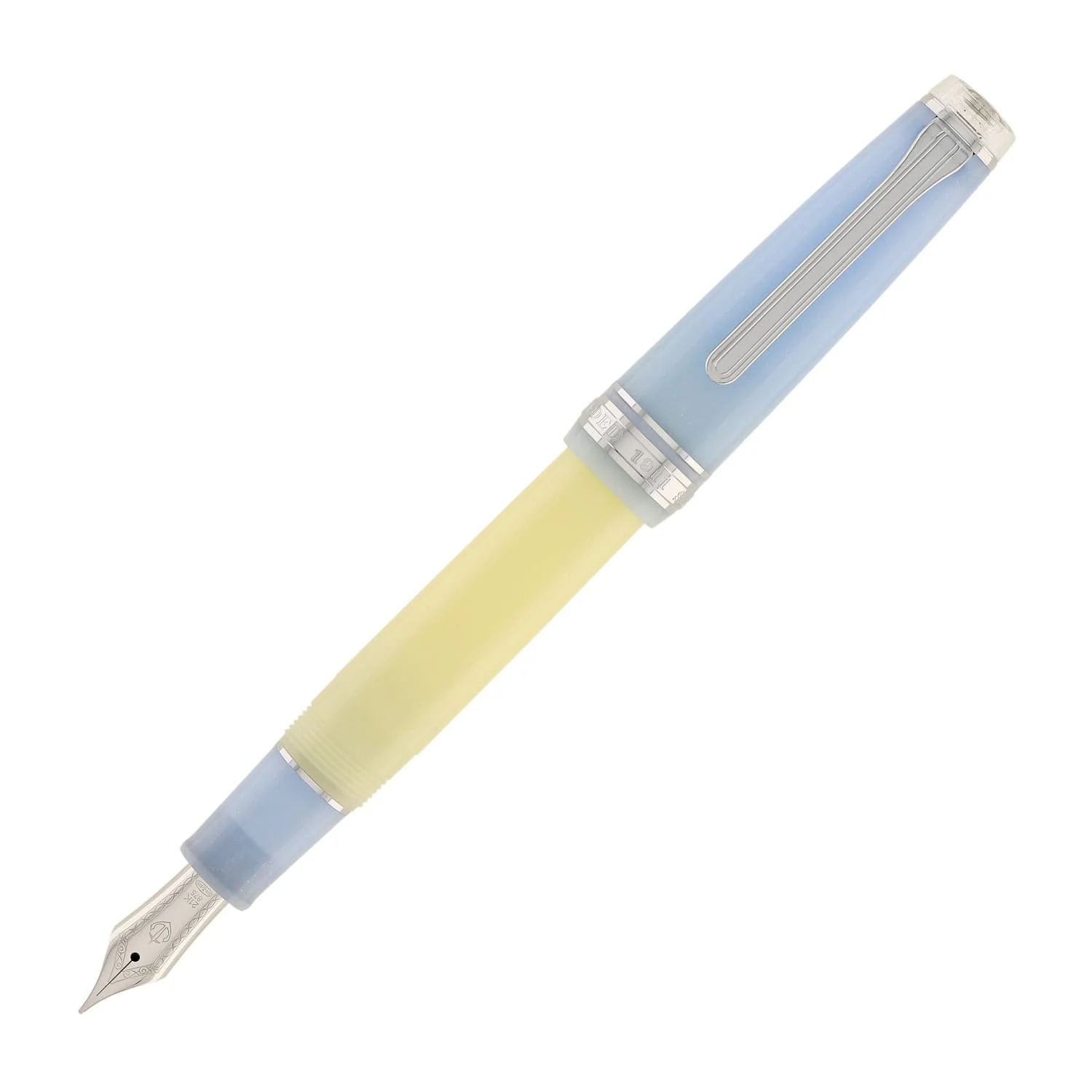 5988-sailor-pro-gear-smoothie-regular-2nd-edition-fountain-pen-in-blue-milkshake-with-rhodium-plating-21kt-gold-nib-1.webp Sailor Pro Gear Smoothie Regular 2nd Edition Fountain Pen in Blue Milkshake with Rhodium Plating - 21kt Gold Nib