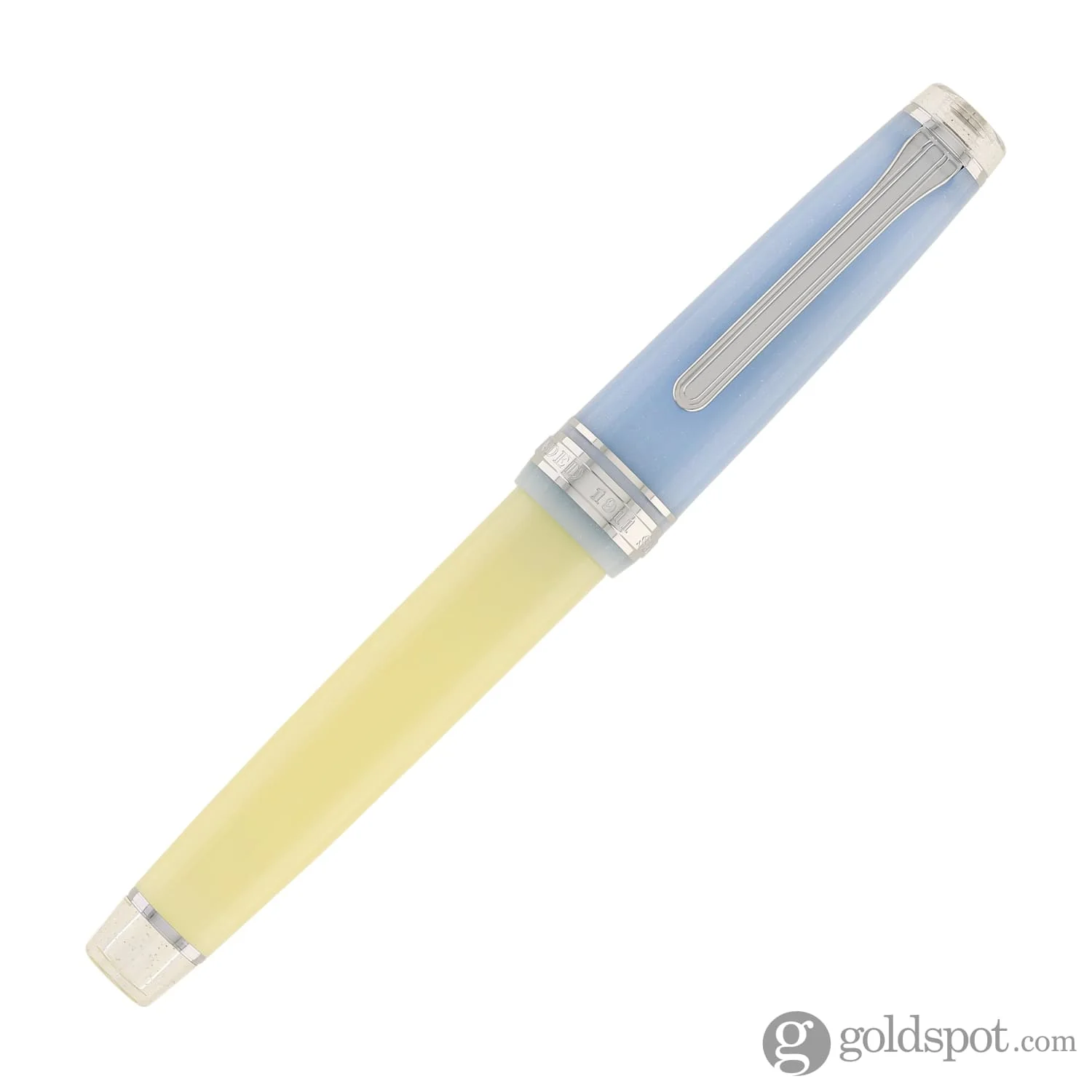 5988-sailor-pro-gear-smoothie-regular-2nd-edition-fountain-pen-in-blue-milkshake-with-rhodium-plating-21kt-gold-nib-2.webp Sailor Pro Gear Smoothie Regular 2nd Edition Fountain Pen in Blue Milkshake with Rhodium Plating - 21kt Gold Nib