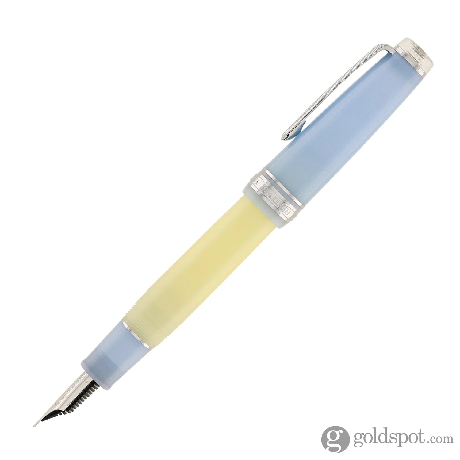 5988-sailor-pro-gear-smoothie-regular-2nd-edition-fountain-pen-in-blue-milkshake-with-rhodium-plating-21kt-gold-nib-4.webp Sailor Pro Gear Smoothie Regular 2nd Edition Fountain Pen in Blue Milkshake with Rhodium Plating - 21kt Gold Nib