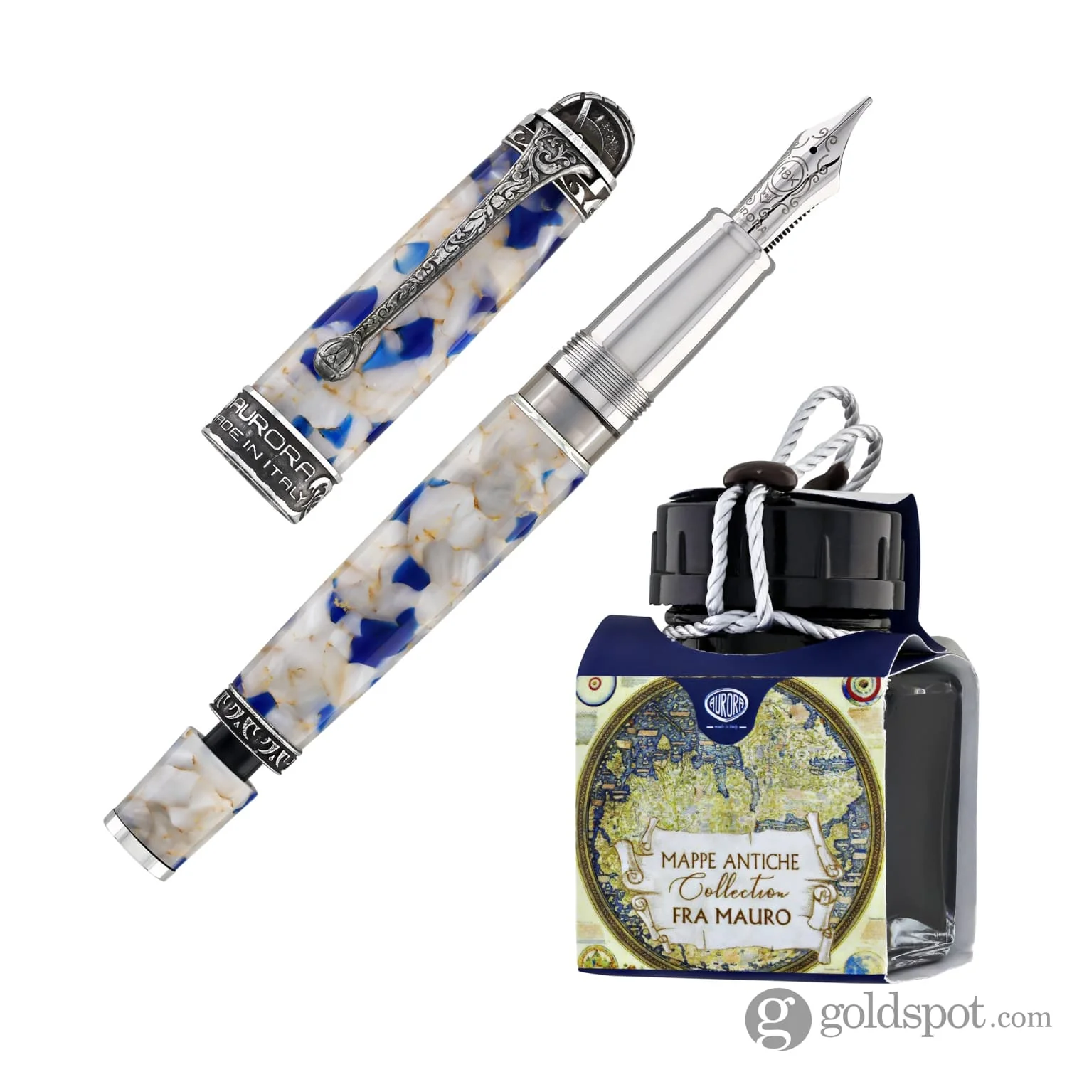 5992-aurora-ancient-maps-fountain-pen-in-fra-mauro-limited-edition-medium-point-8.webp Aurora Ancient Maps Fountain Pen in Fra Mauro - Limited Edition - Medium Point