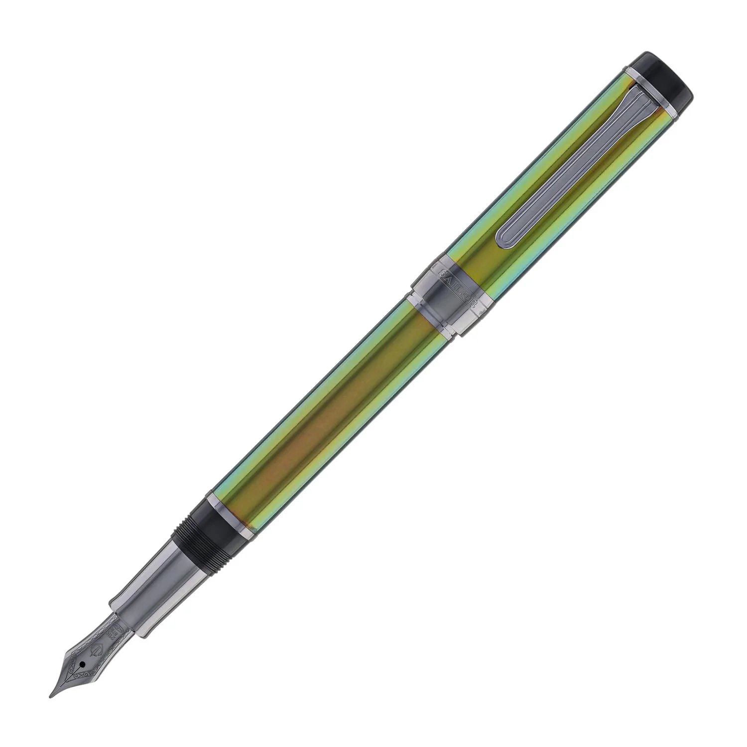 5993-sailor-cylint-fountain-pen-in-scarab-with-black-ion-trim-21kt-gold-1.webp Sailor Cylint Fountain Pen in Scarab with Black Ion Trim - 21kt Gold