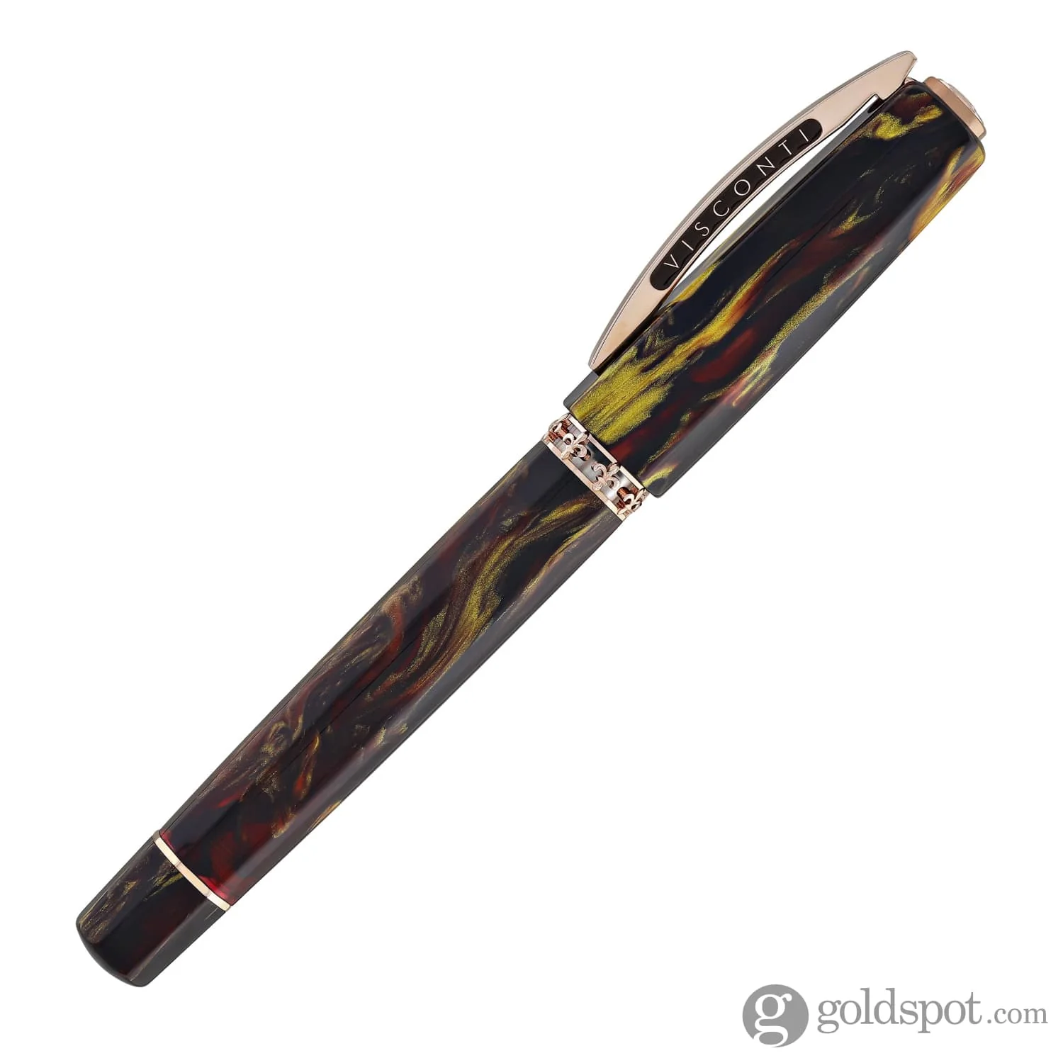 Visconti Medici Palazzo Fountain Pen in Pitti with Rose Gold Trim