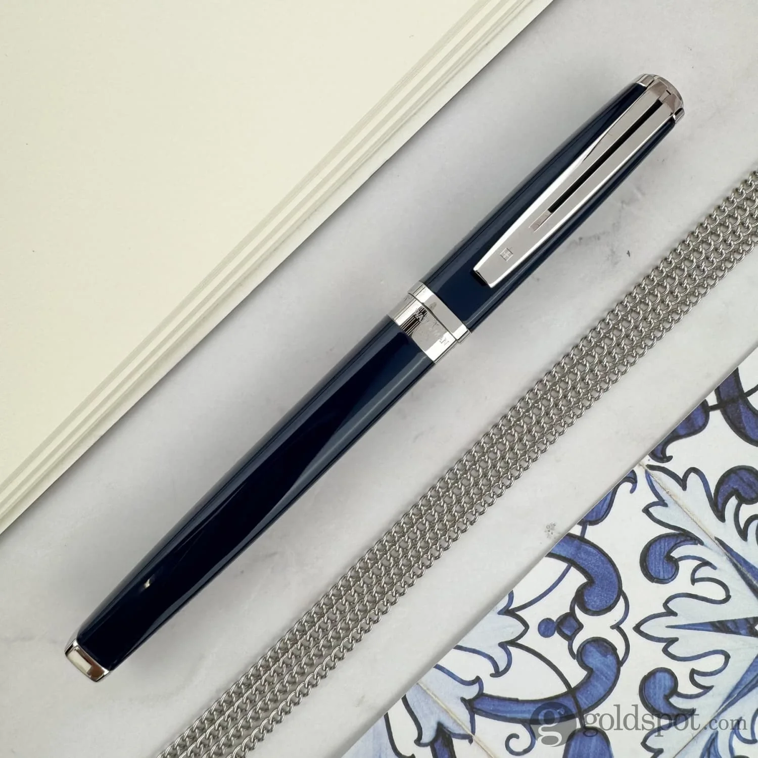 Waterman Exception Fountain Pen in Blue - 18K Gold