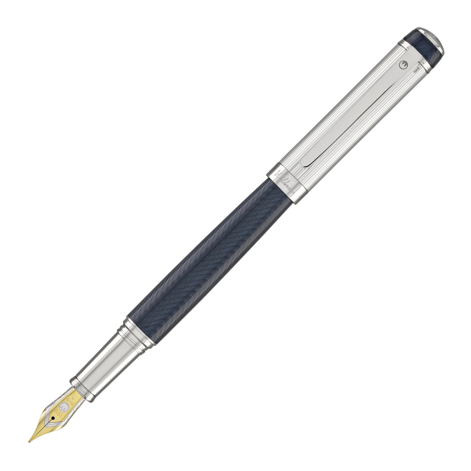 6015-waldmann-grandeur-fountain-pen-in-blue-ocean-wave-1.jpg Waldmann Grandeur Fountain Pen in Blue Ocean Wave
