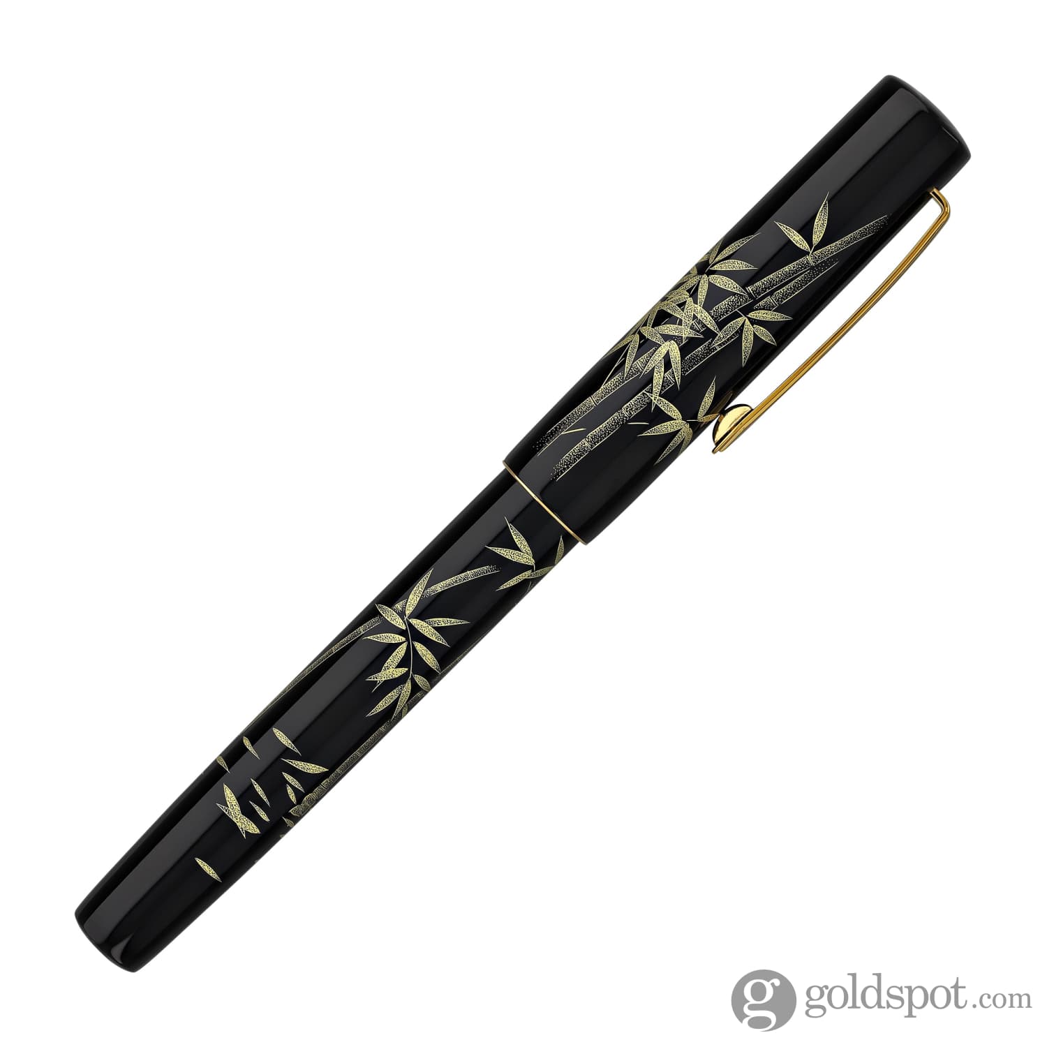 Namiki Chinkin Fountain Pen in Bamboo and Sparrow - 18K Gold