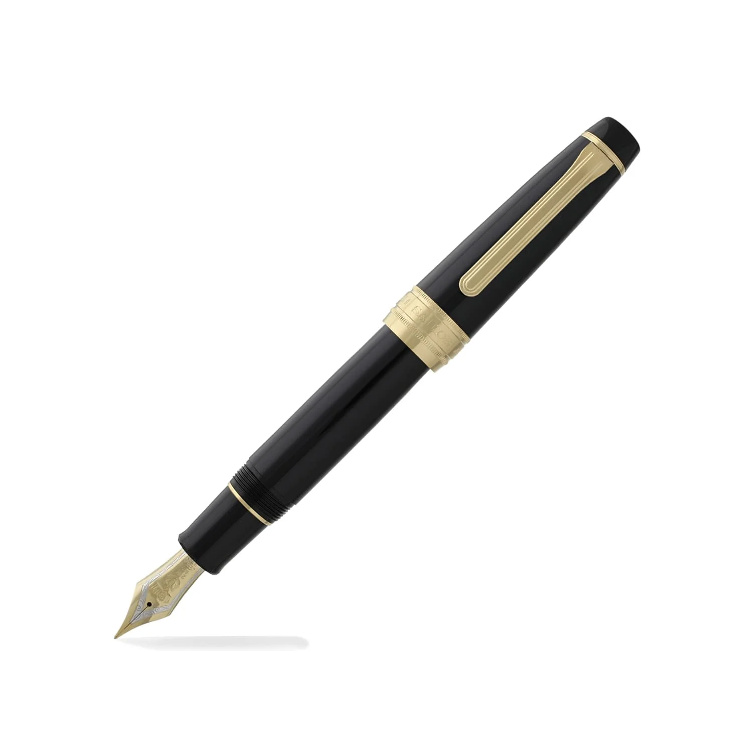 6029-sailor-pro-gear-king-of-pens-fountain-pen-in-black-with-gold-trim-21k-gold-1.webp Sailor Pro Gear King of Pens Fountain Pen in Black with Gold Trim - 21K Gold