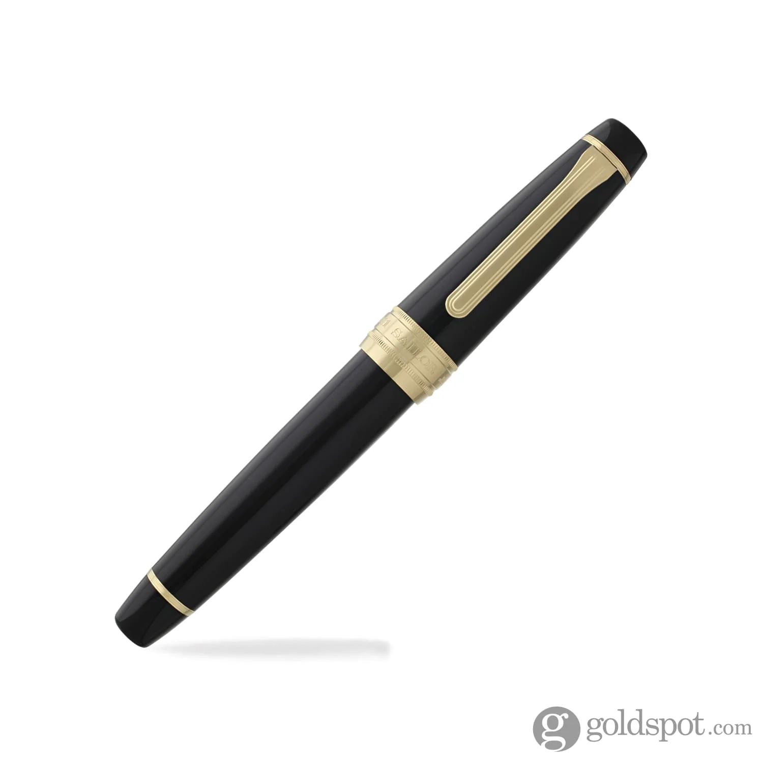 Sailor Pro Gear King of Pens Fountain Pen in Black with Gold Trim - 21K Gold