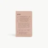 Artik Pack Of 3 Pocket Singer Sewn Notebooks in Almond
