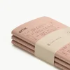 Artik Pack Of 3 Pocket Singer Sewn Notebooks in Almond