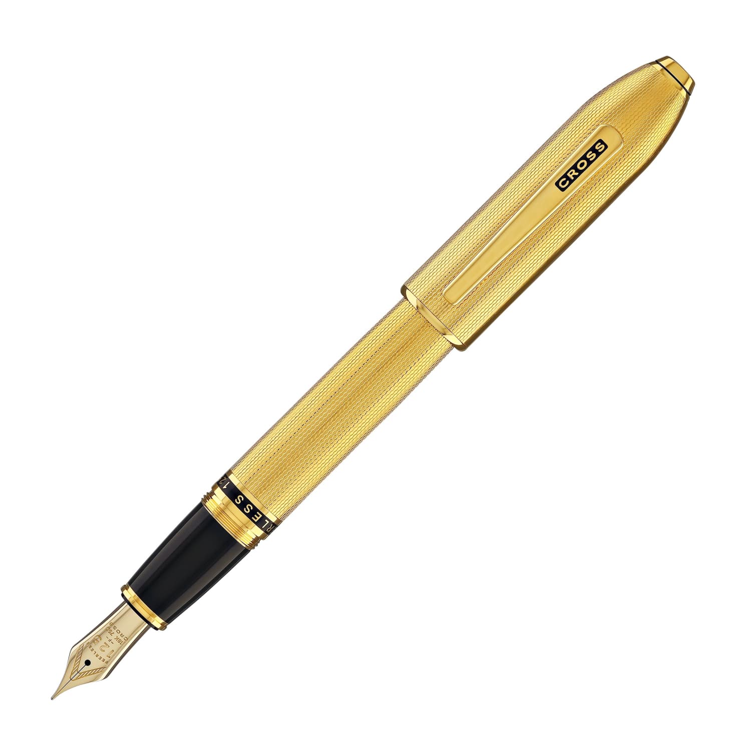 6046-cross-peerless-fountain-pen-in-23kt-heavy-gold-plated-1.jpg Cross Peerless Fountain Pen in 23KT Heavy Gold Plated