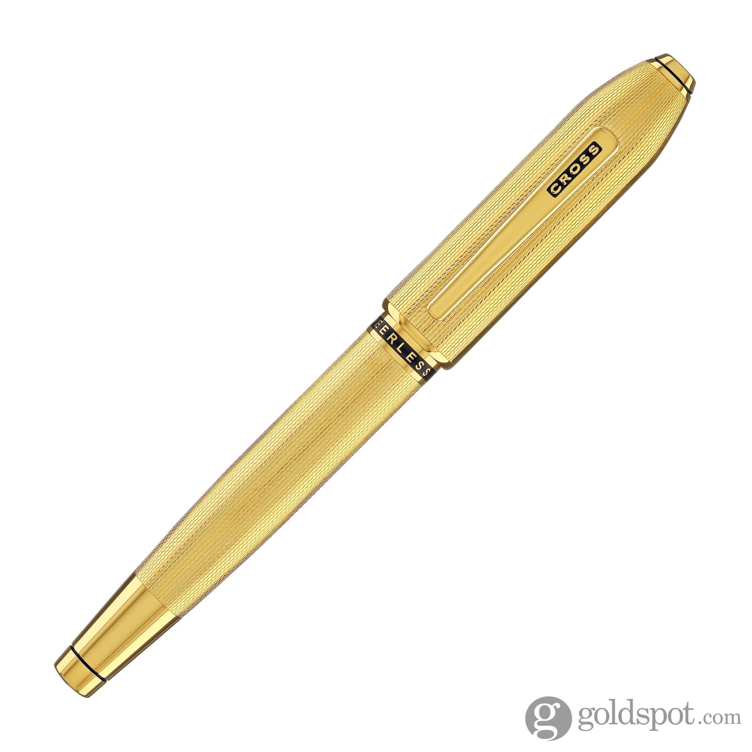 Cross Peerless Fountain Pen in 23KT Heavy Gold Plated