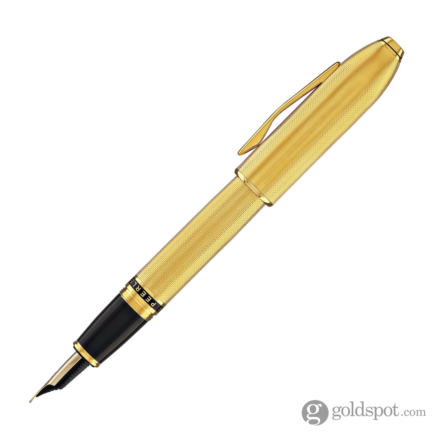 Cross Peerless Fountain Pen in 23KT Heavy Gold Plated