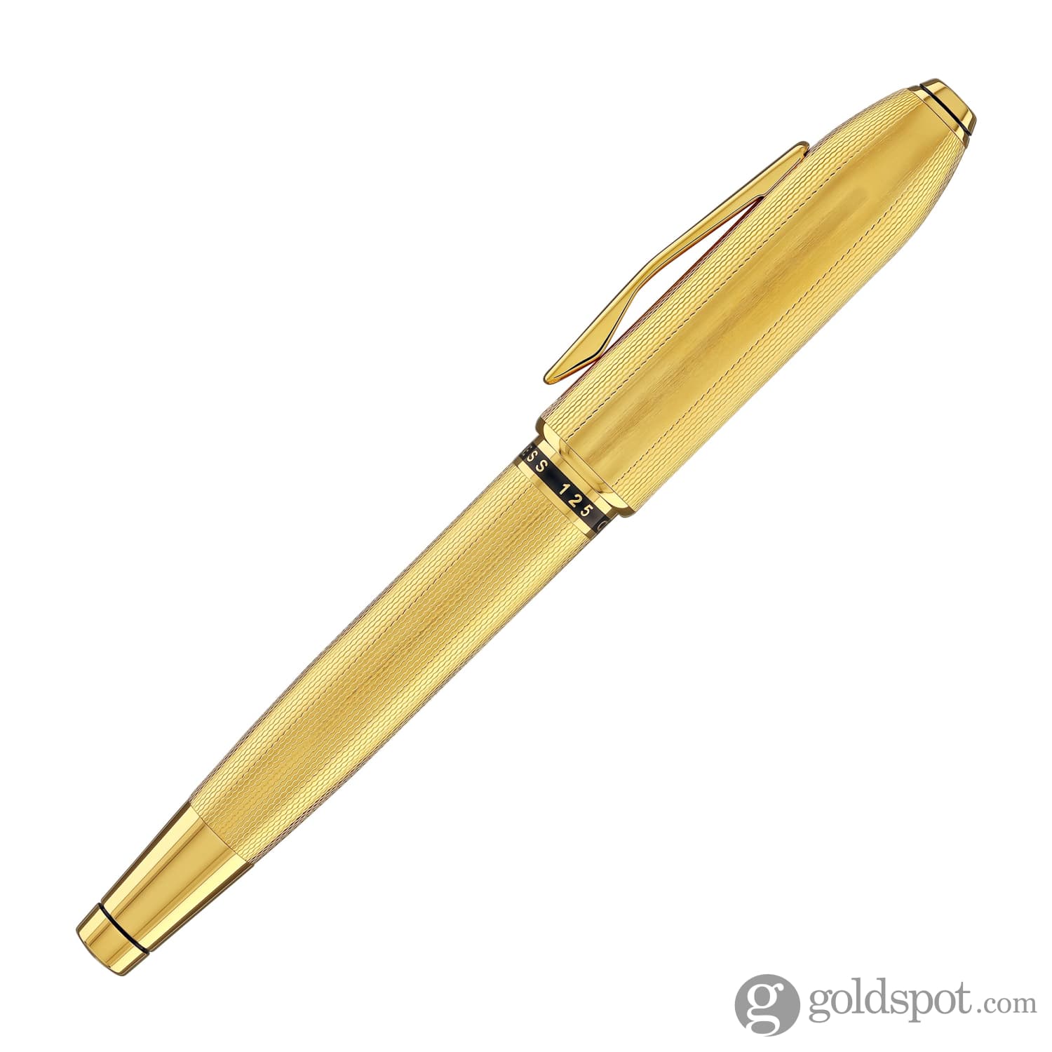 Cross Peerless Fountain Pen in 23KT Heavy Gold Plated