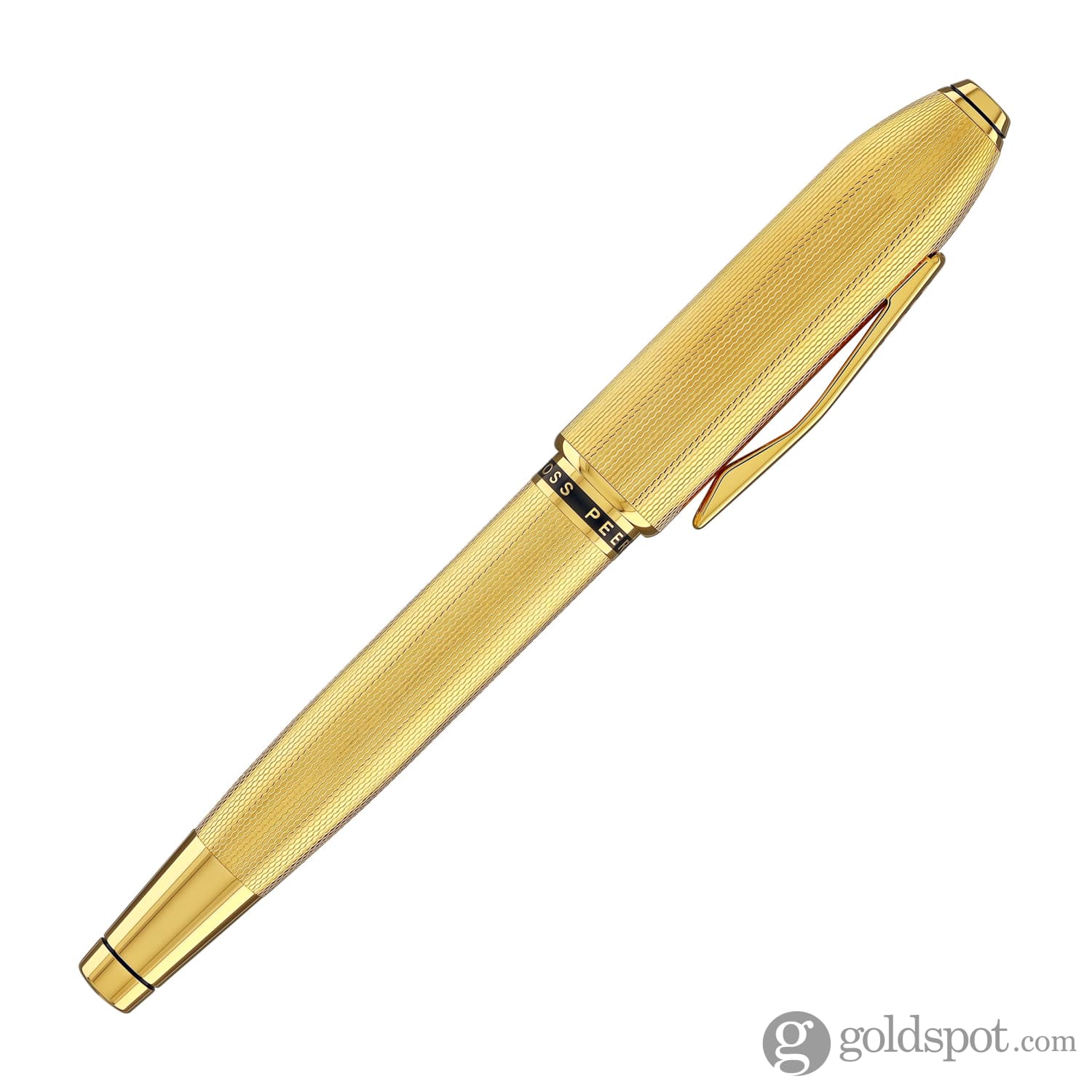 Cross Peerless Fountain Pen in 23KT Heavy Gold Plated