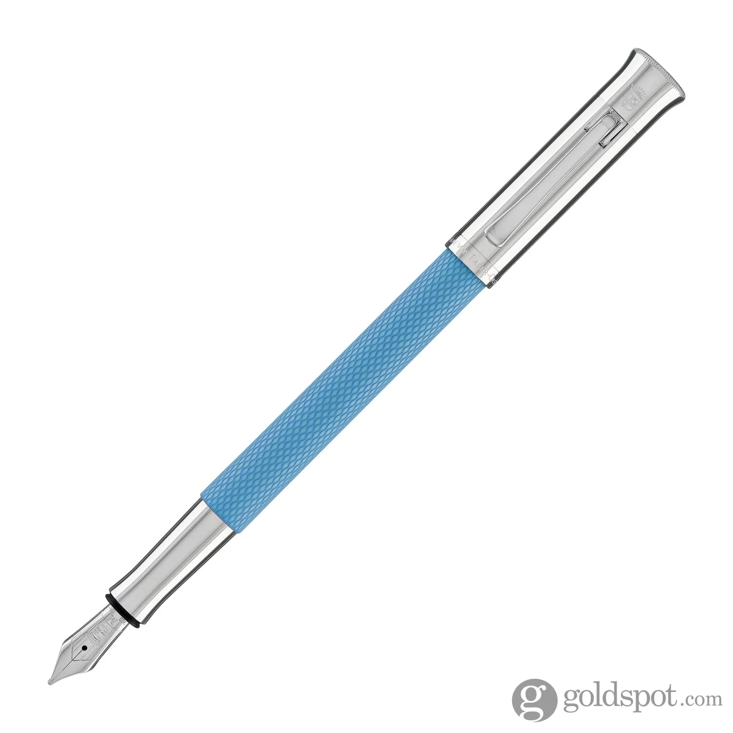 Faber-Castell Guilloche Fountain Pen in Gulf Blue