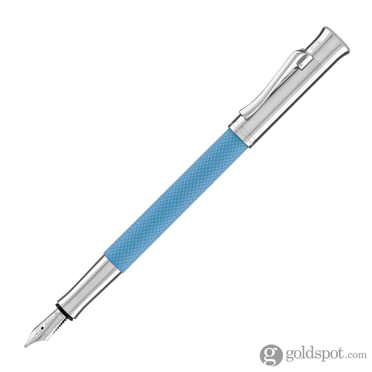 Faber-Castell Guilloche Fountain Pen in Gulf Blue