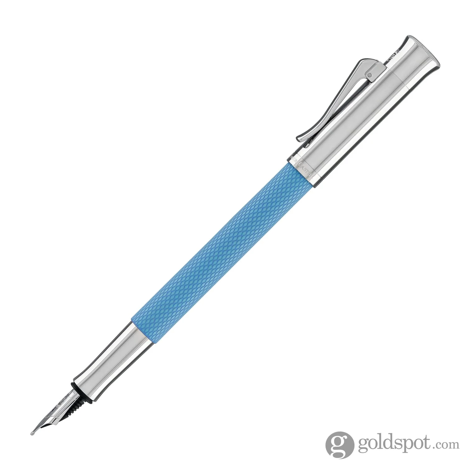 Faber-Castell Guilloche Fountain Pen in Gulf Blue