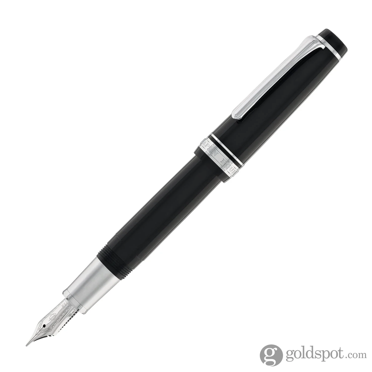 Sailor Pro Gear Standard Fountain Pen in Ginza Silver Matte Grip   21K Gold