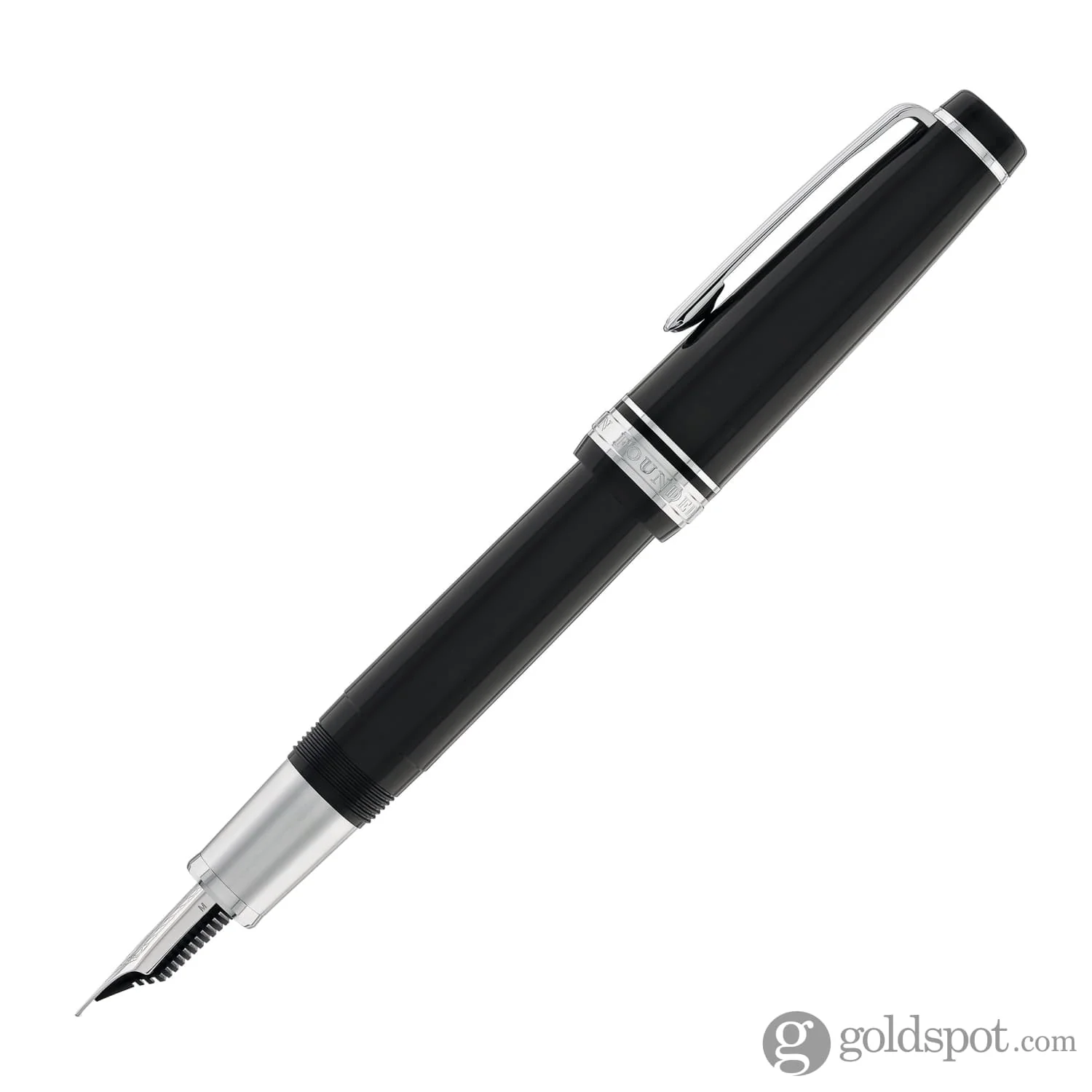 Sailor Pro Gear Standard Fountain Pen in Ginza Silver Matte Grip   21K Gold
