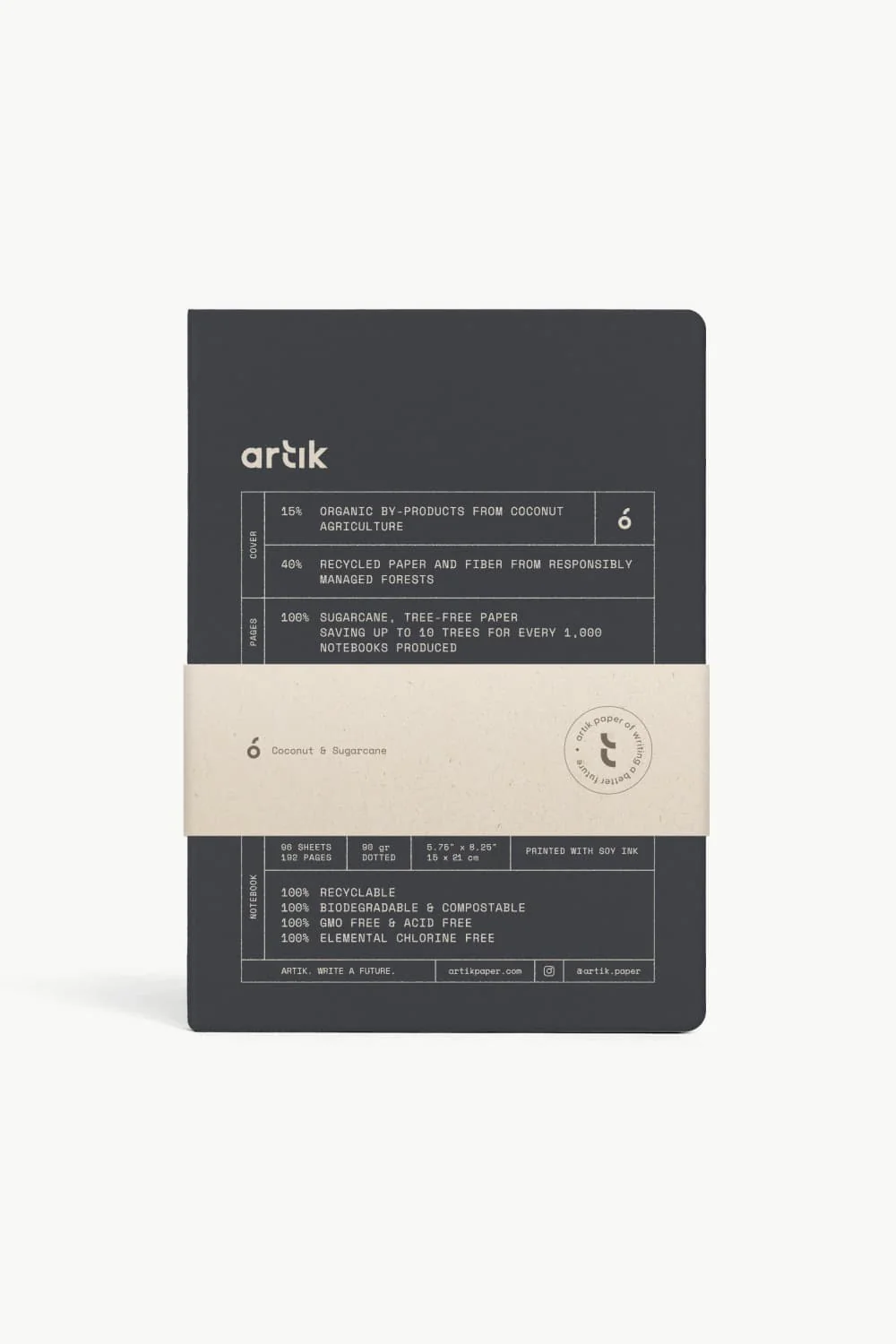 606-artik-a5-notebook-in-coconut-1.webp Artik A5 Notebook in Coconut