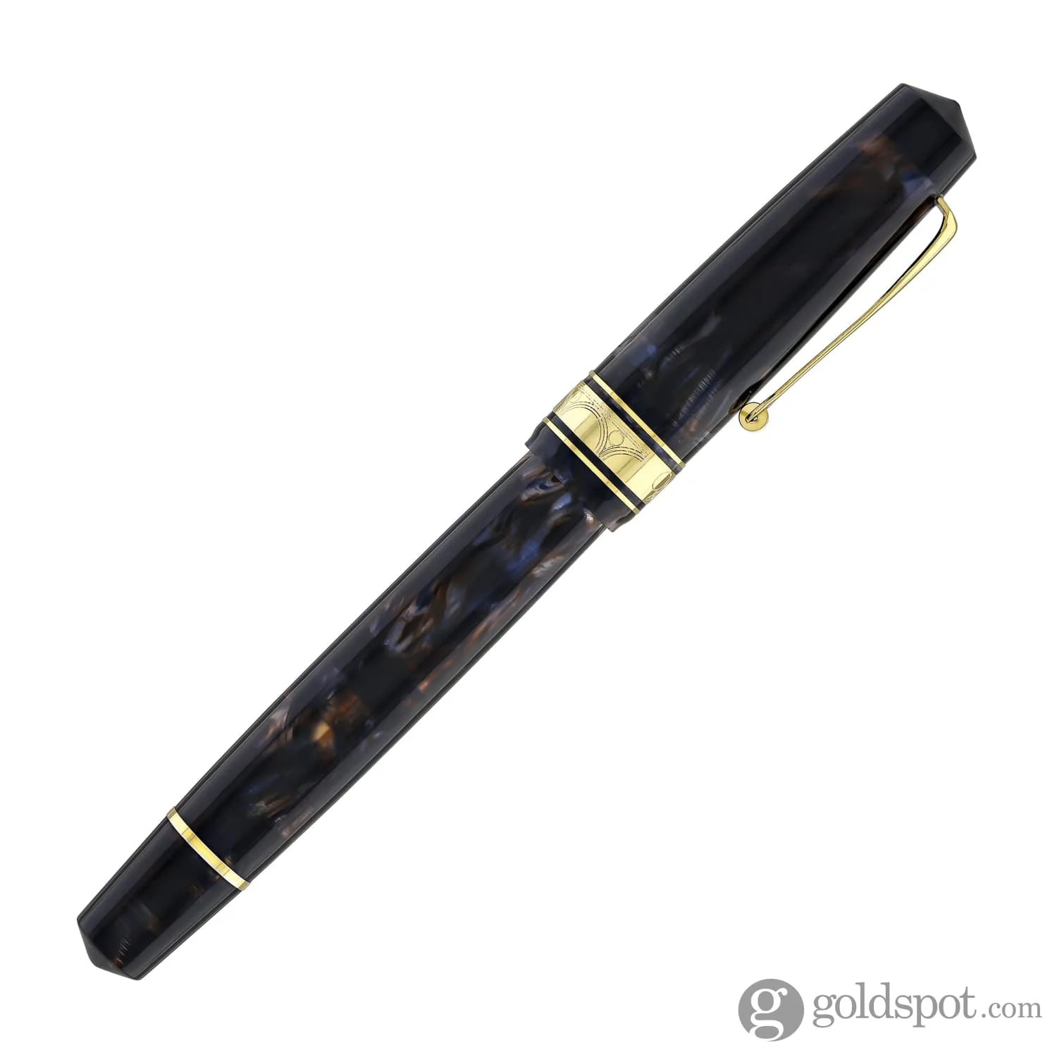 6069-omas-bologna-rollerball-pen-in-galassia-with-gold-trim-6.webp Omas Bologna Rollerball Pen in Galassia with Gold Trim
