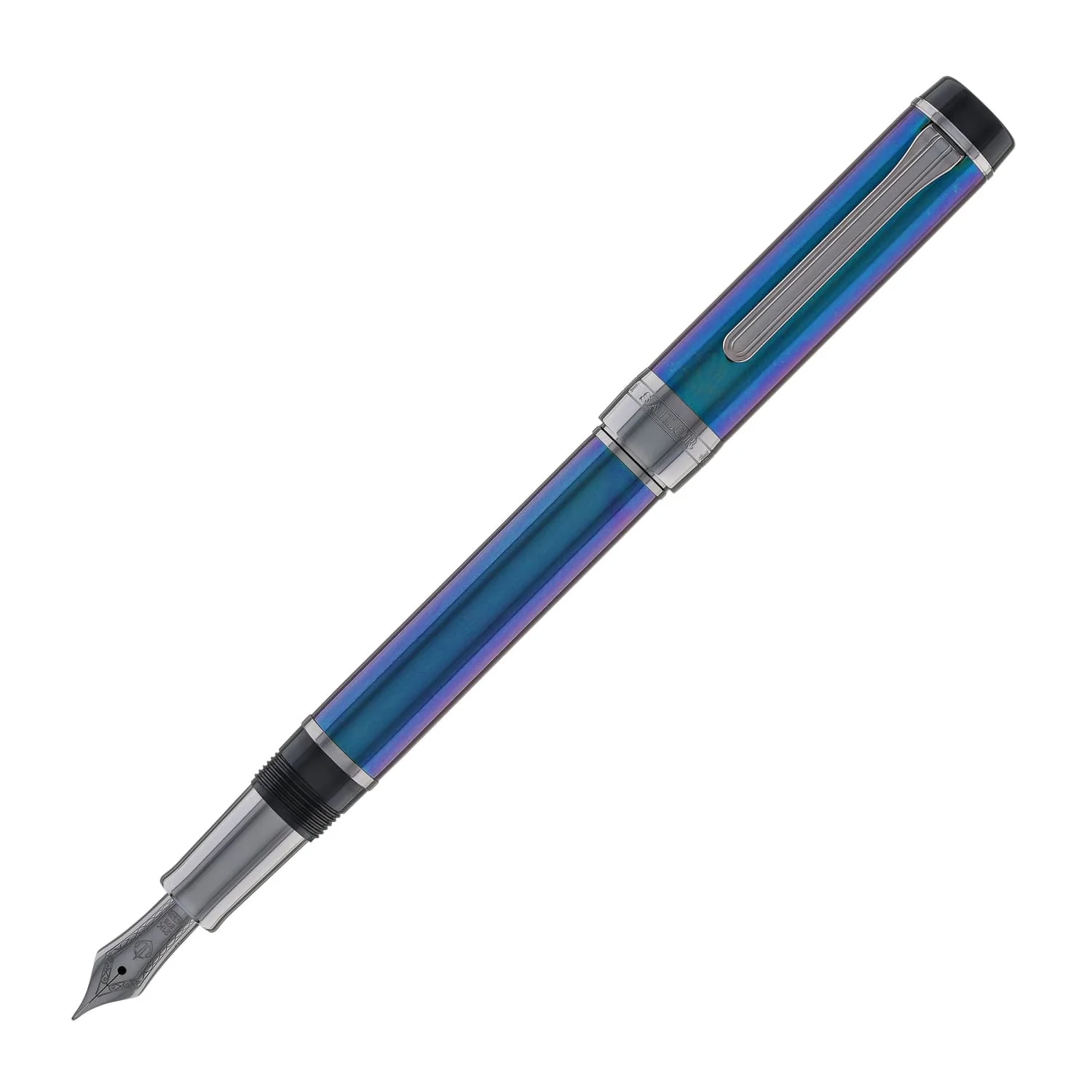 6072-sailor-cylint-fountain-pen-in-lagoon-with-black-ion-trim-21kt-gold-1.webp Sailor Cylint Fountain Pen in Lagoon with Black Ion Trim - 21kt Gold