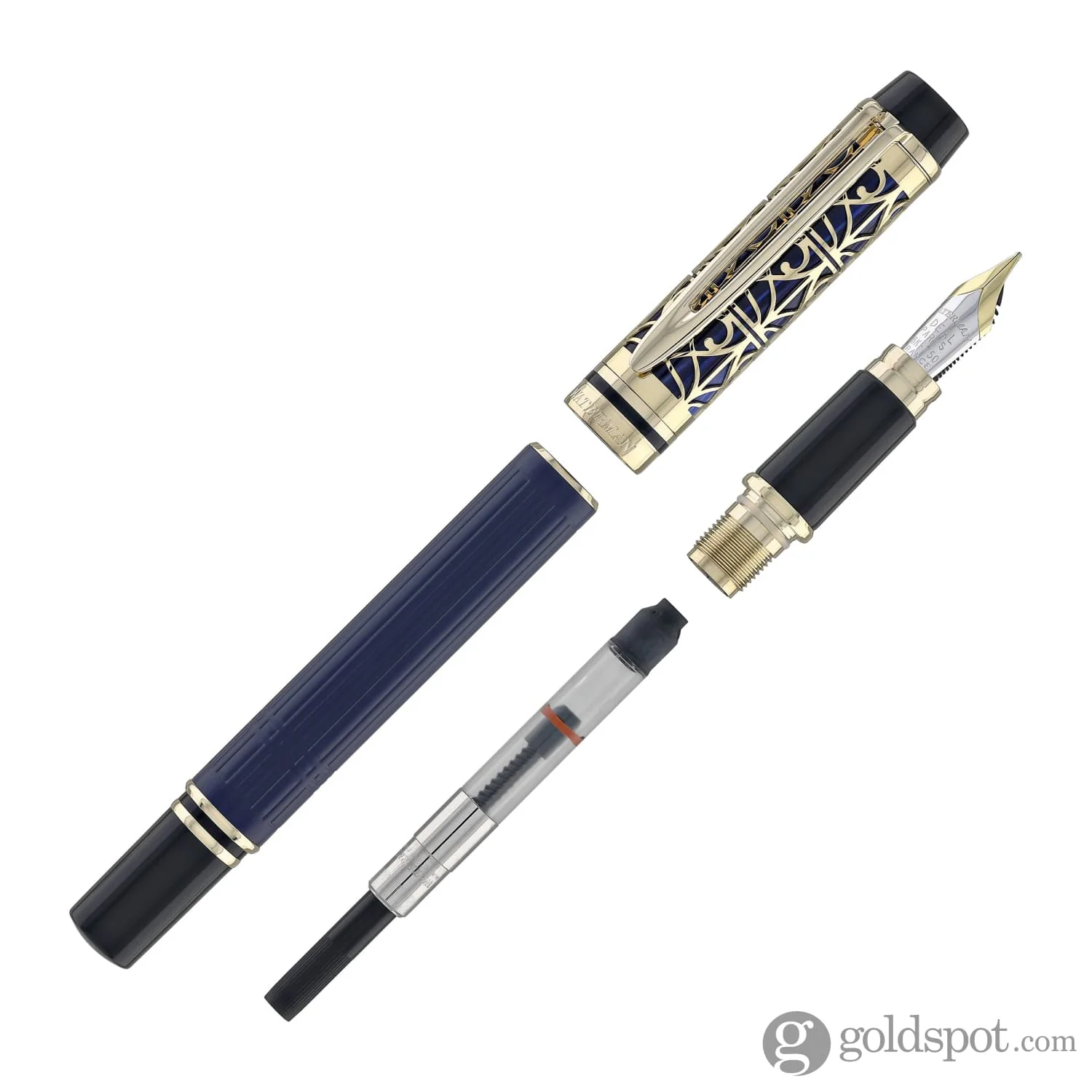 6076-waterman-man-limited-edition-fountain-pen-in-bleu-de-paris-7.webp Waterman Man Limited Edition Fountain Pen in Bleu De Paris