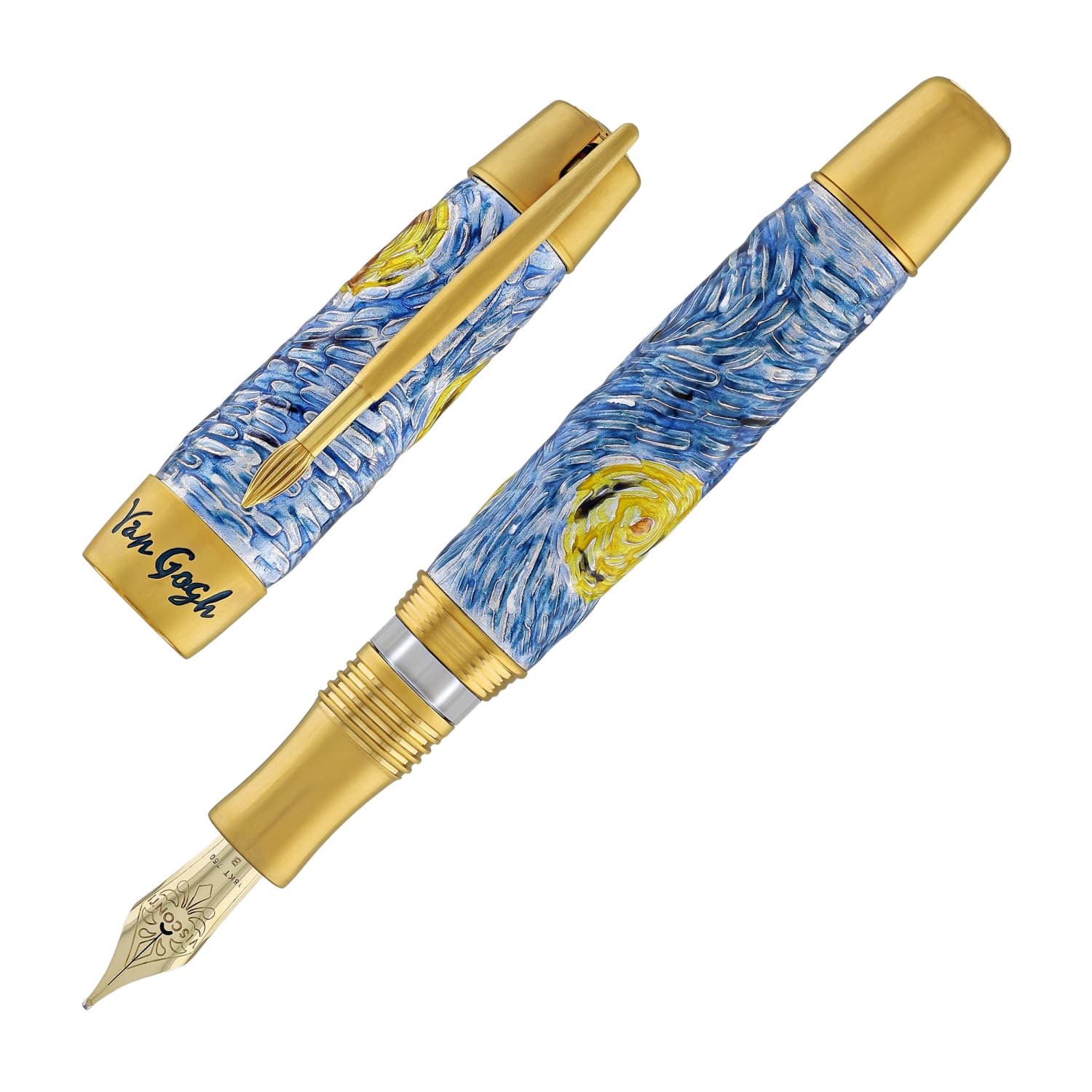 6079-visconti-van-gogh-fountain-pen-in-dreaming-starry-night-limited-edition-1.jpg Visconti Van Gogh Fountain Pen in Dreaming Starry Night - Limited Edition