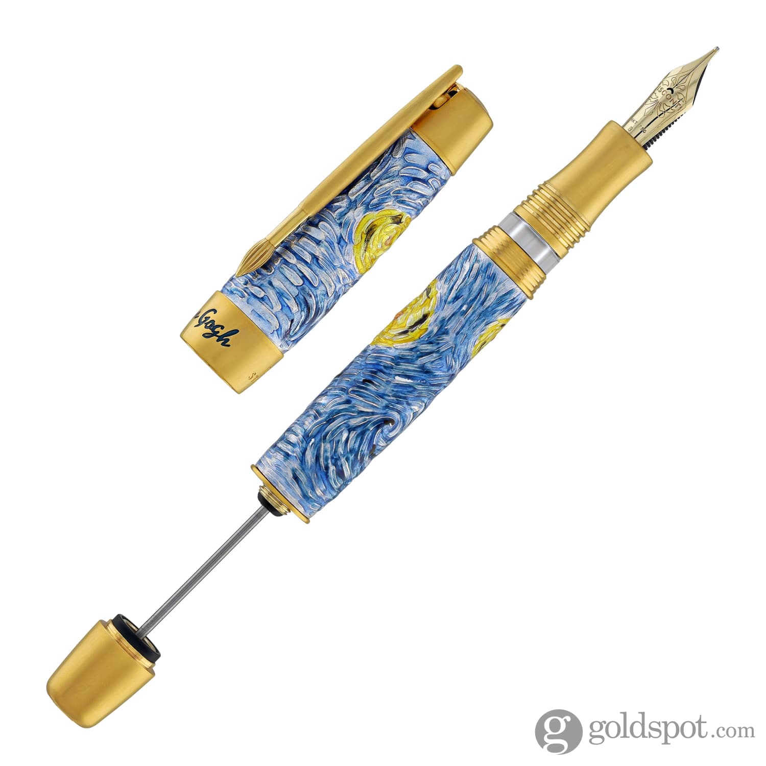 6079-visconti-van-gogh-fountain-pen-in-dreaming-starry-night-limited-edition-7.jpg Visconti Van Gogh Fountain Pen in Dreaming Starry Night - Limited Edition