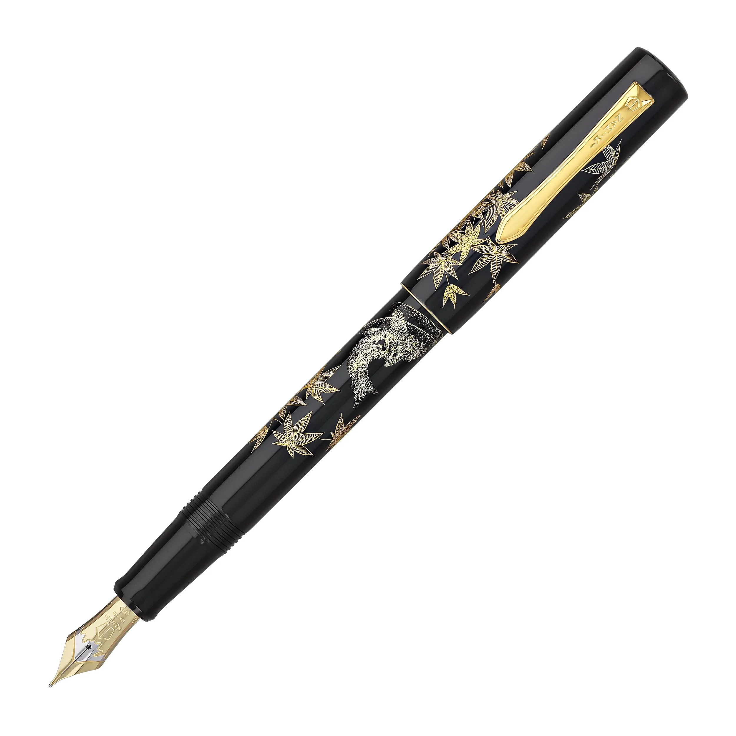 6085-namiki-chinkin-fountain-pen-in-kinshu-18k-gold-1.webp Namiki Chinkin Fountain Pen in Kinshu - 18K Gold