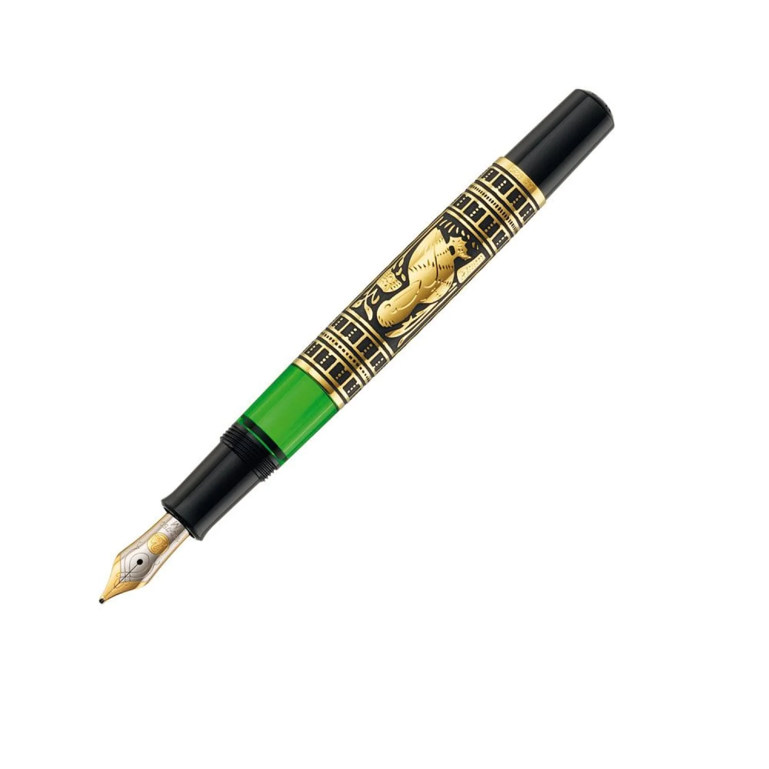 6089-pelikan-toledo-m700-fountain-pen-in-black-gold-special-edition-extra-fine-point-1.webp Pelikan Toledo M700 Fountain Pen in Black & Gold Special Edition - Extra-Fine Point