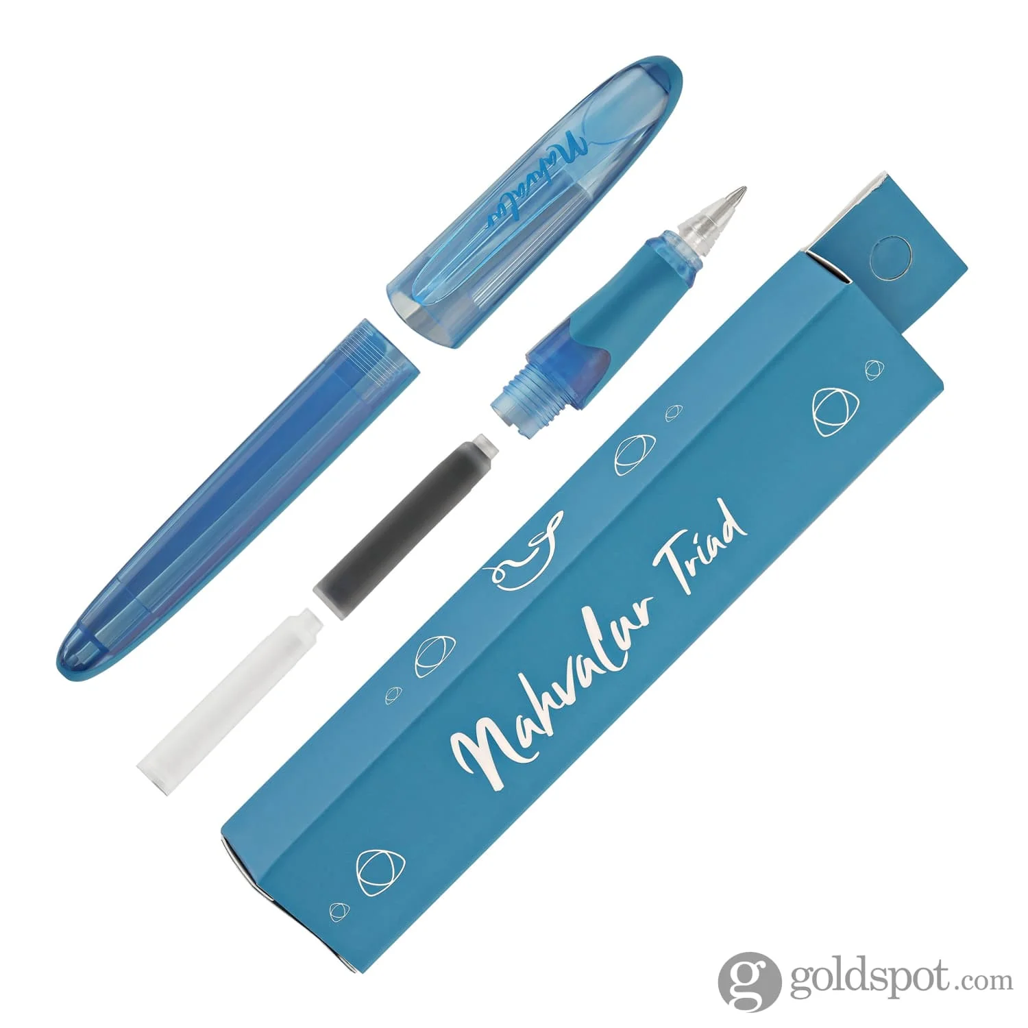 613-nahvalur-triad-rollerball-pen-in-blue-8.webp Nahvalur Triad Rollerball Pen in Blue