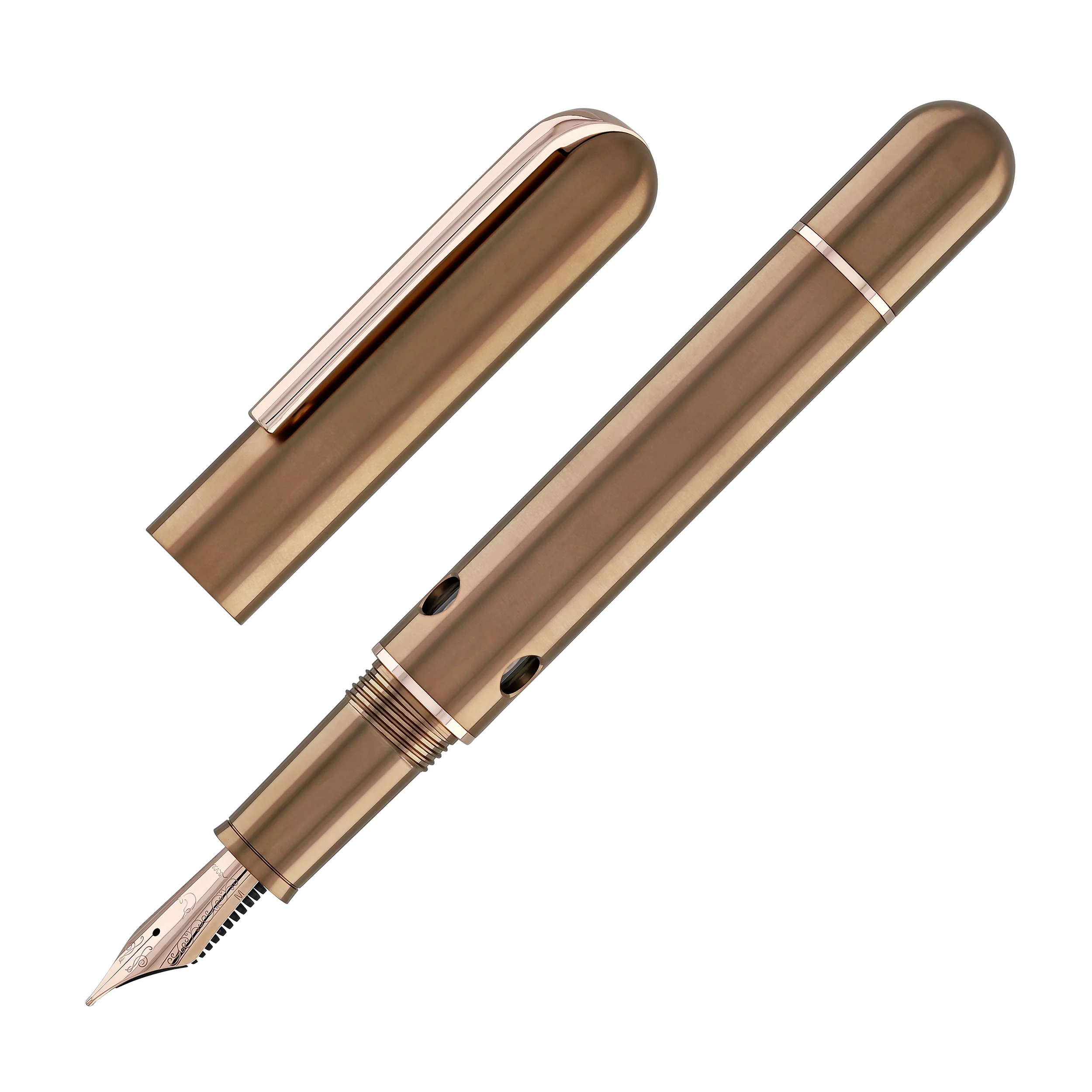 616-nahvalur-nautilus-fountain-pen-in-toffee-ti-2.webp Nahvalur Nautilus Fountain Pen in Toffee Ti