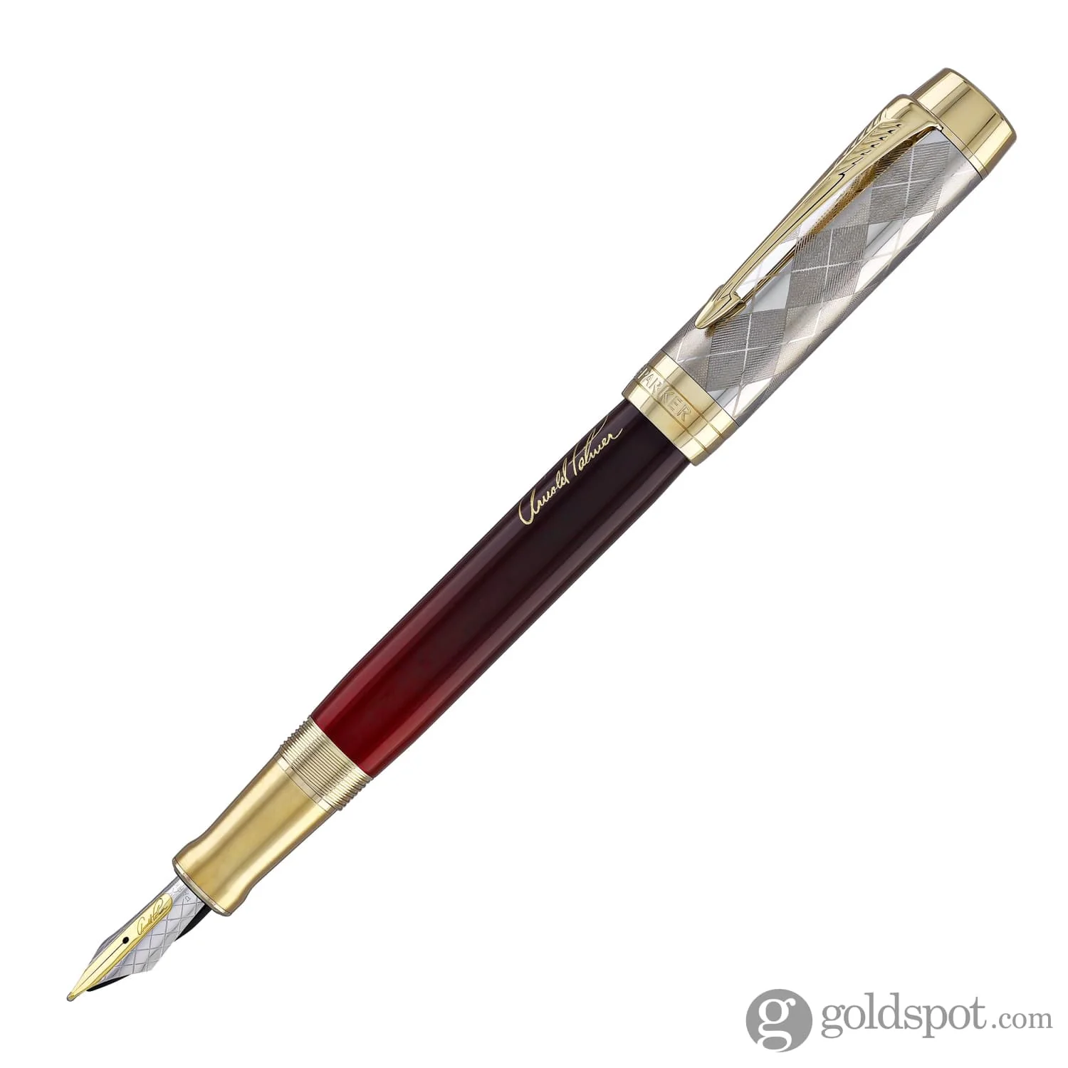 Parker Duofold Arnold Palmer Signature Fountain Pen with Gold Trim