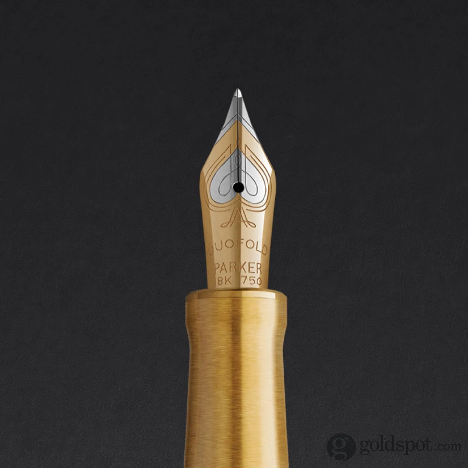 6190-parker-duofold-pioneers-fountain-pen-in-arrow-with-gold-trim-18k-gold-2.webp Parker Duofold Pioneers Fountain Pen in Arrow with Gold Trim - 18K Gold