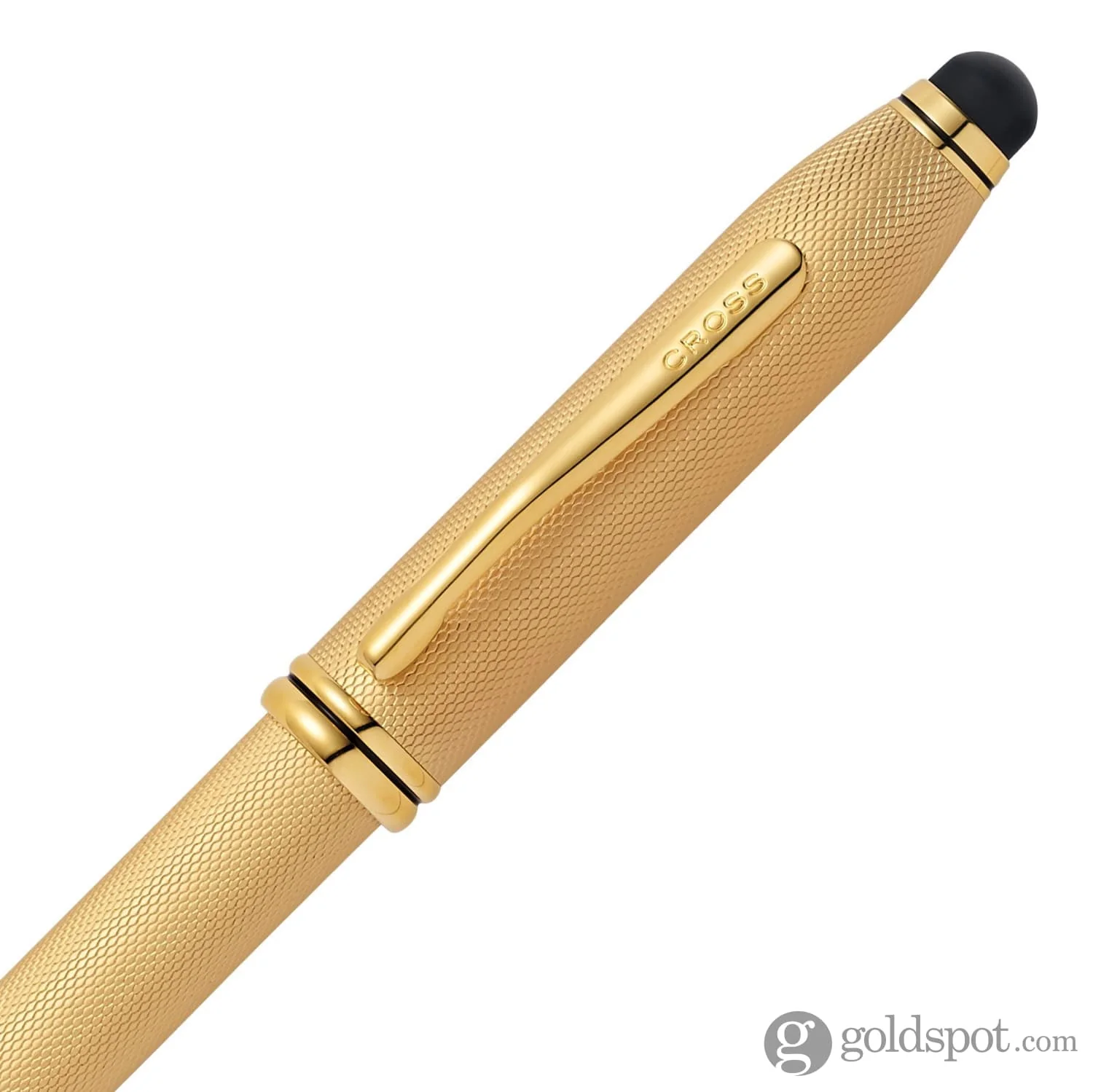 6202-cross-townsend-fountain-pen-brushed-23k-gold-plated-18k-rhodium-medium-point-3.webp Cross Townsend Fountain Pen Brushed 23K Gold Plated - 18K Rhodium Medium Point