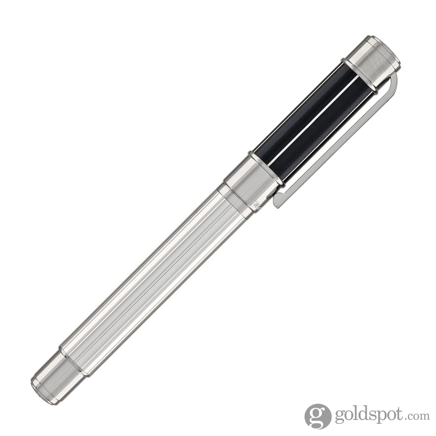 6214-waldmann-commander-23-fountain-pen-in-sterling-silver-and-blue-lacquer-18kt-gold-nib-6.webp Waldmann Commander 23 Fountain Pen in Sterling Silver and Blue Lacquer, 18kt Gold Nib