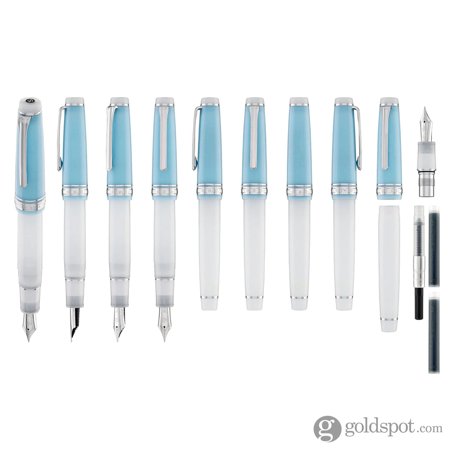 Sailor Pro Gear Standard Fountain Pen in Sapporo Snow Festival - 21K Gold Limited Edition
