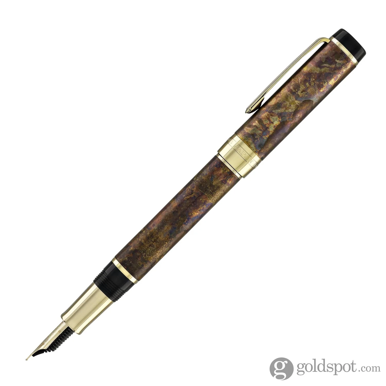 6239-sailor-cylint-fountain-pen-in-brown-patina-hanmon-kujiyaku-with-gold-ip-trim-21kt-gold-nib-3.webp Sailor Cylint Fountain Pen in Brown Patina Hanmon-Kujiyaku with Gold IP Trim - 21kt Gold Nib
