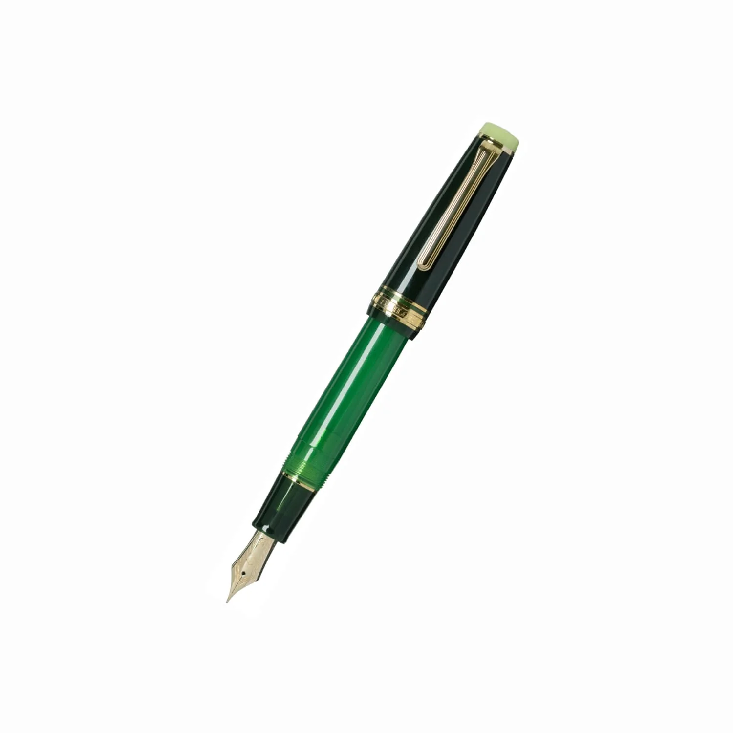 6251-sailor-professional-gear-standard-teatime-around-the-world-5-series-fountain-pen-in-matcha-21k-gold-limited-edition-1.webp Sailor Professional Gear Standard "Teatime Around the World" #5 Series Fountain Pen in Matcha - 21K Gold - Limited Edition