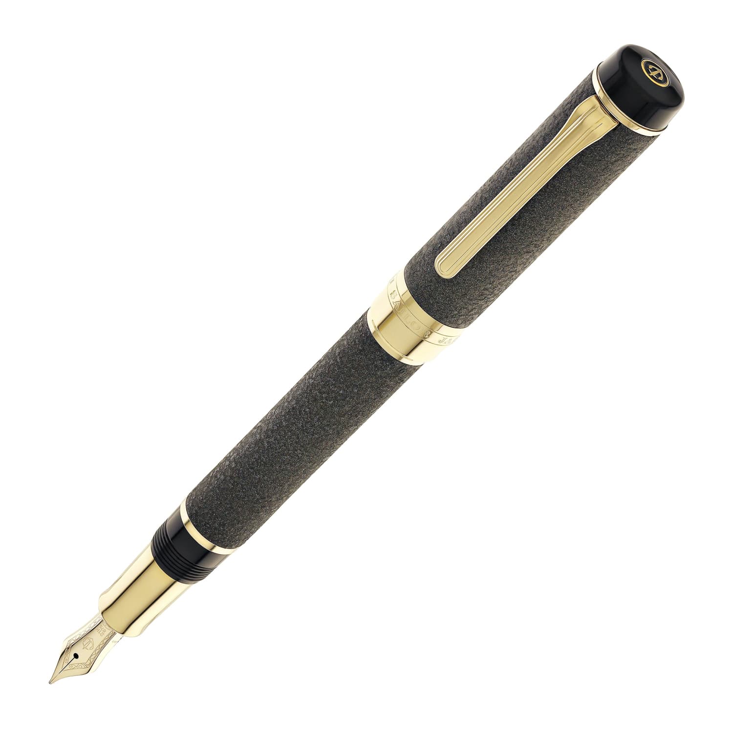 6262-sailor-cylint-niigata-shikki-fountain-pen-in-oborogin-hazy-silver-with-gold-ip-trim-21kt-gold-nib-1.jpg Sailor Cylint Niigata Shikki Fountain Pen in Oborogin (Hazy Silver) with Gold IP Trim - 21kt Gold Nib
