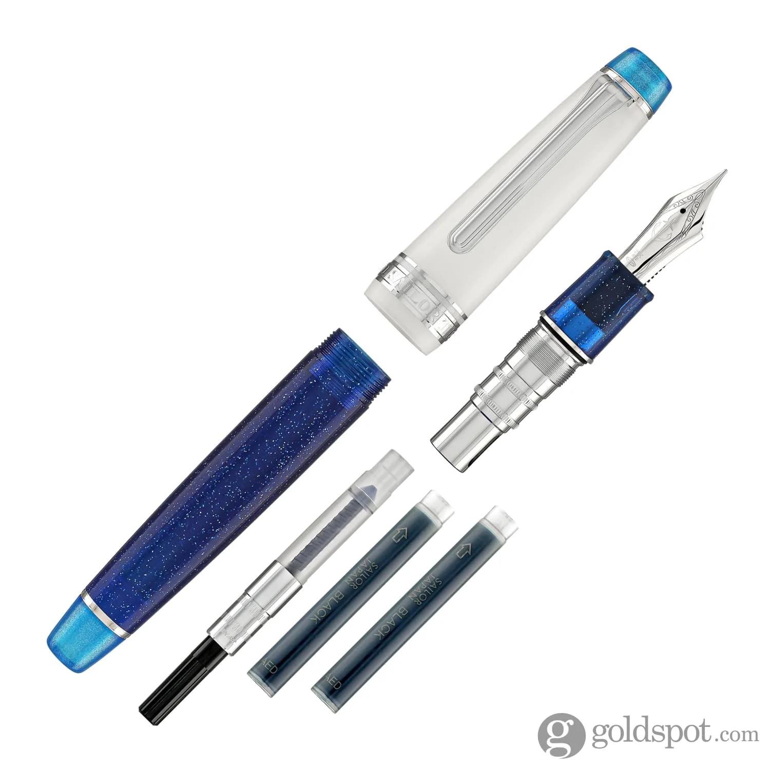 Sailor Pro Gear King of Pens Fountain Pen in Sunlight from the Ocean Floor - 21K Gold