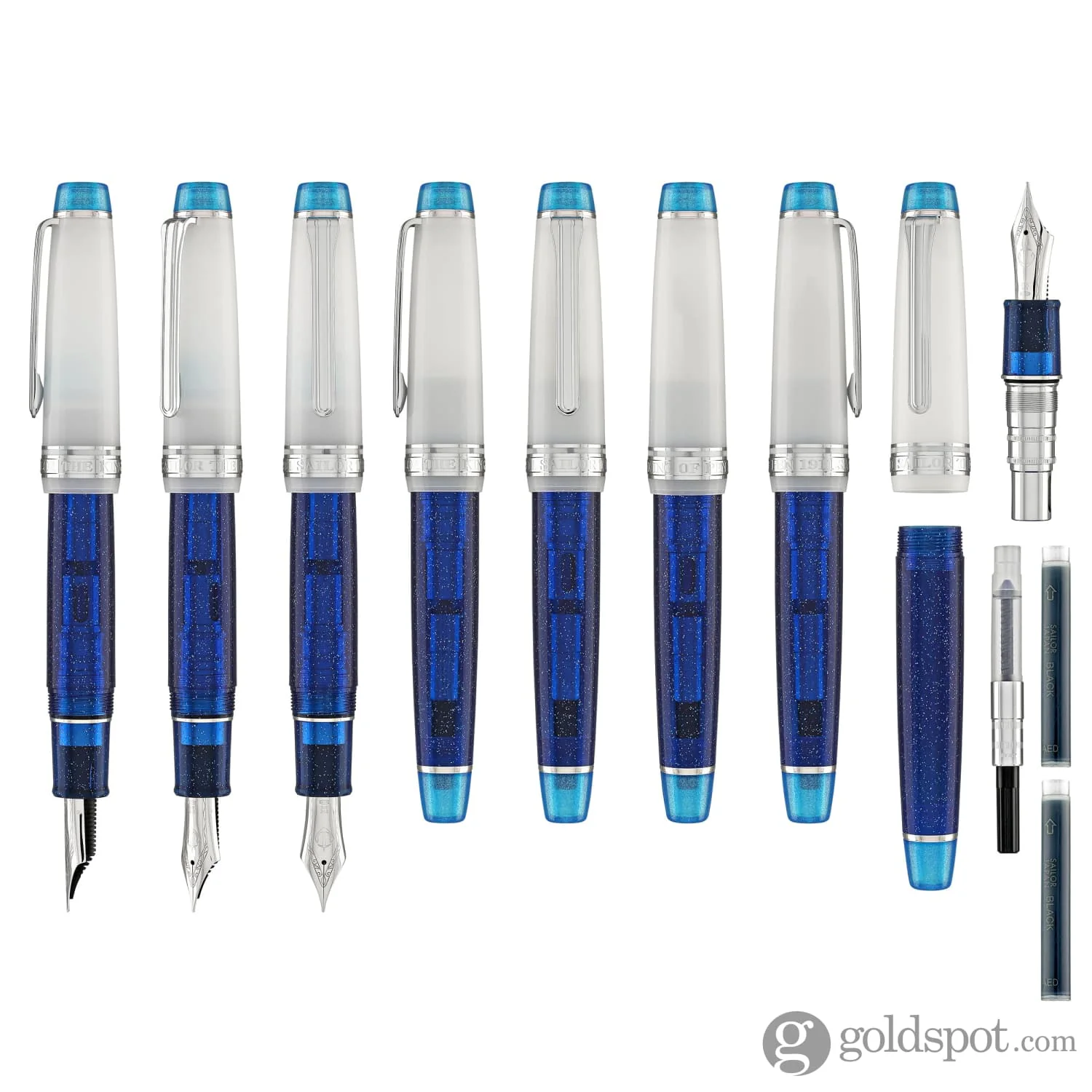 Sailor Pro Gear King of Pens Fountain Pen in Sunlight from the Ocean Floor - 21K Gold
